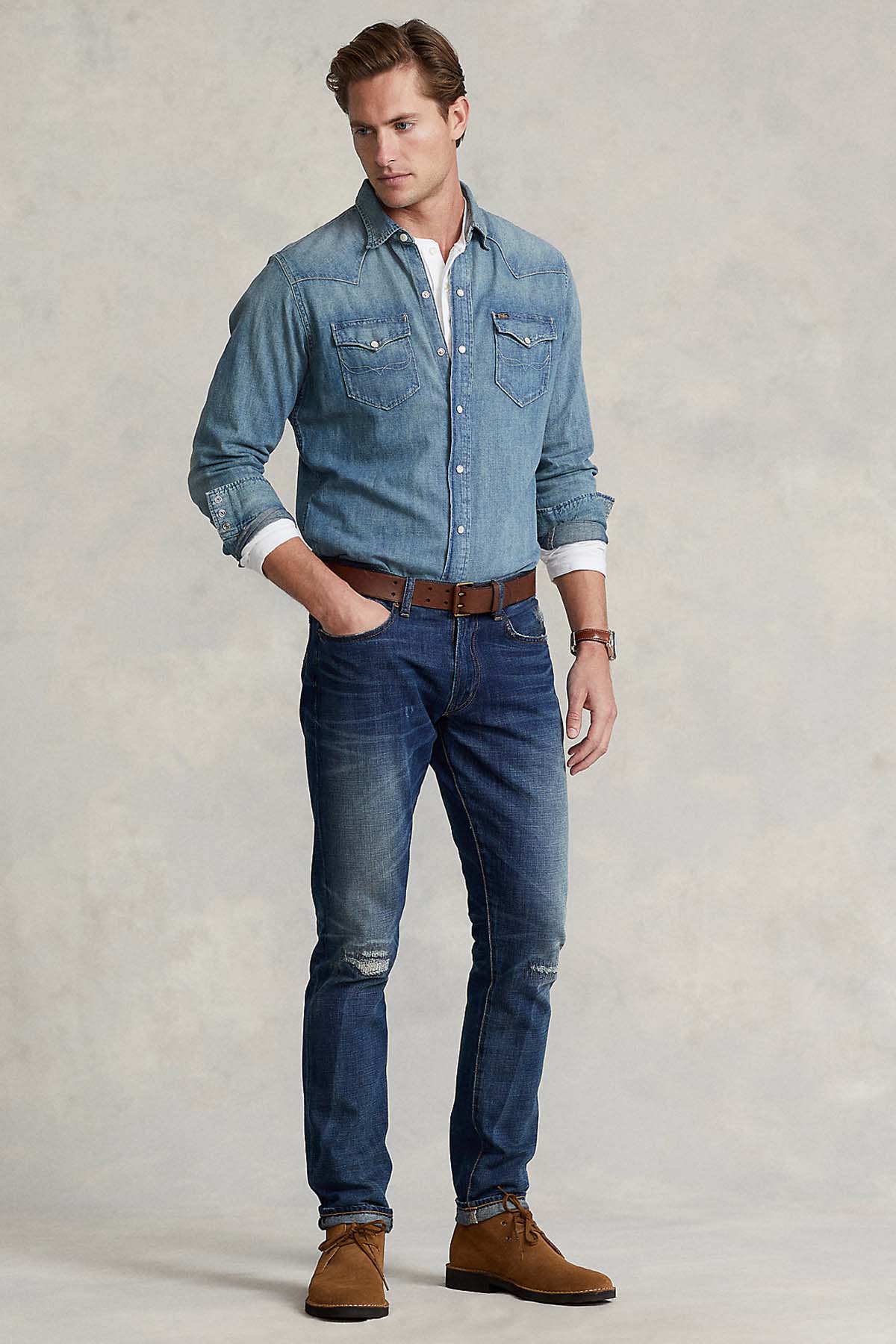 Polo Ralph Lauren Kapaklı Cepli Denim Gömlek-Libas Trendy Fashion Store