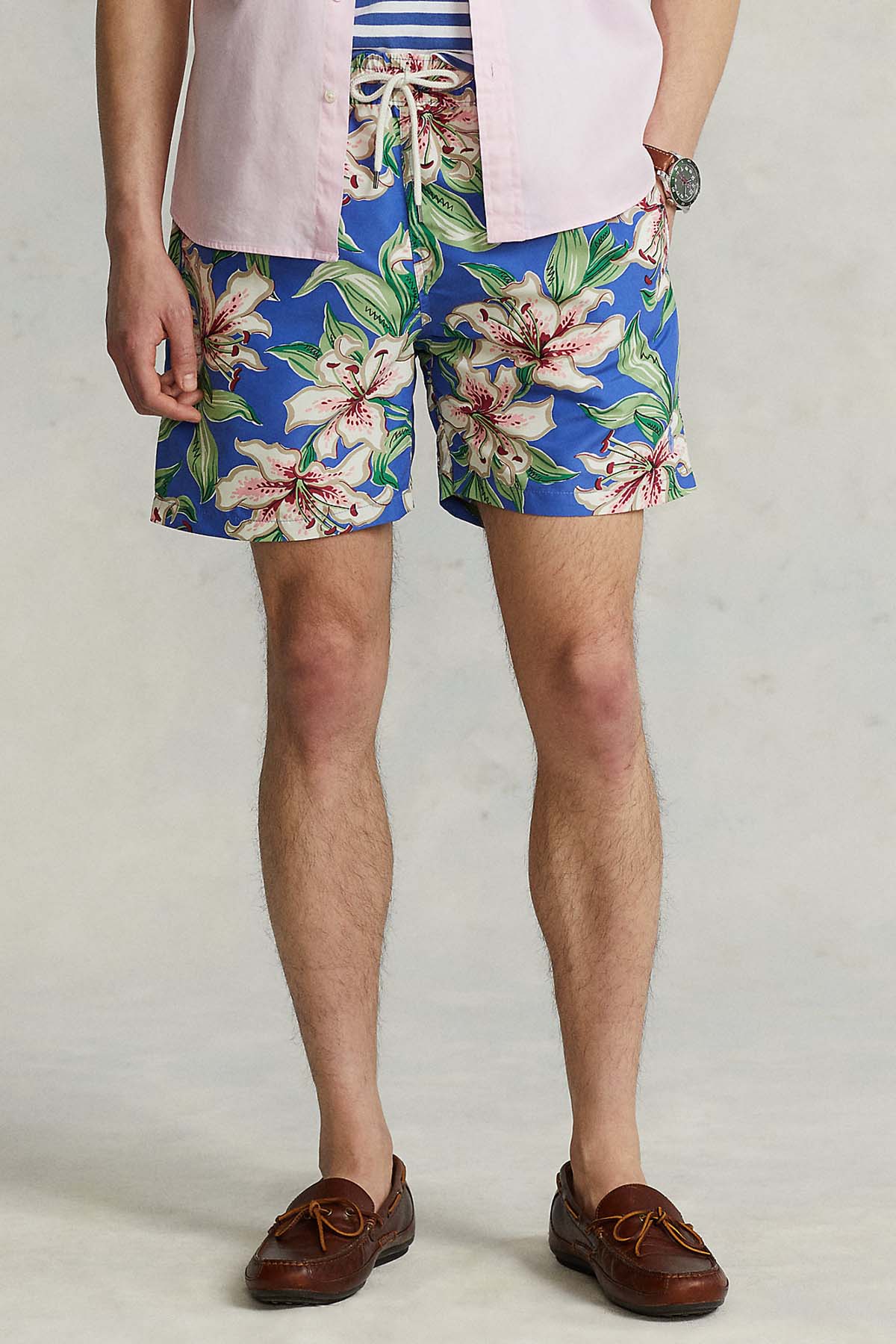 Polo Ralph Lauren Çiçek Desenli Beli Lastikli Şort Mayo-Libas Trendy Fashion Store