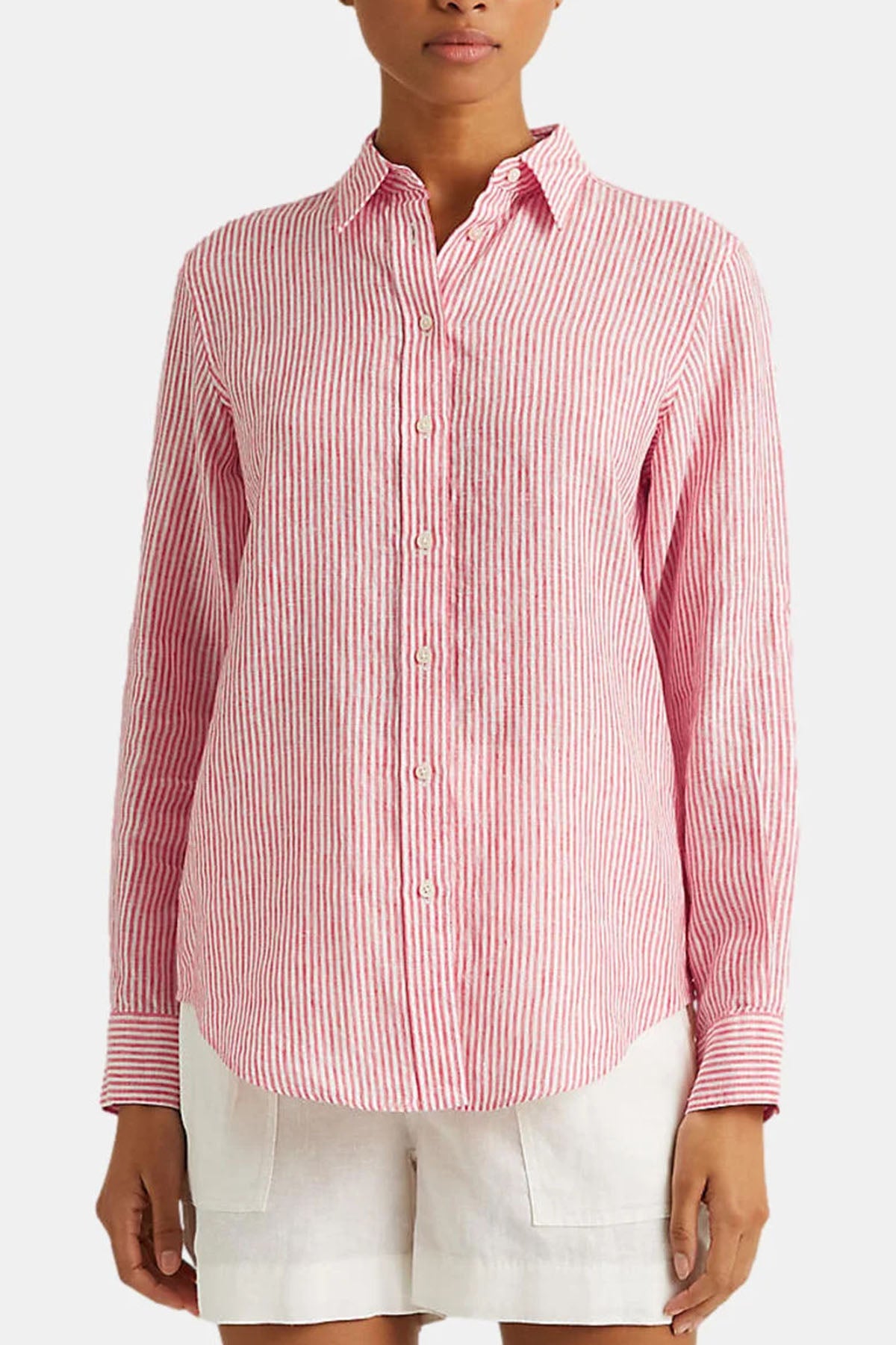 Polo Ralph Lauren Çizgili Keten Gömlek-Libas Trendy Fashion Store