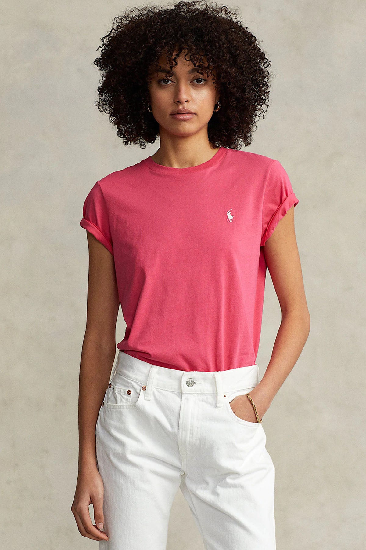 Polo Ralph Lauren Custom Fit Yuvarlak Yaka T-shirt-Libas Trendy Fashion Store