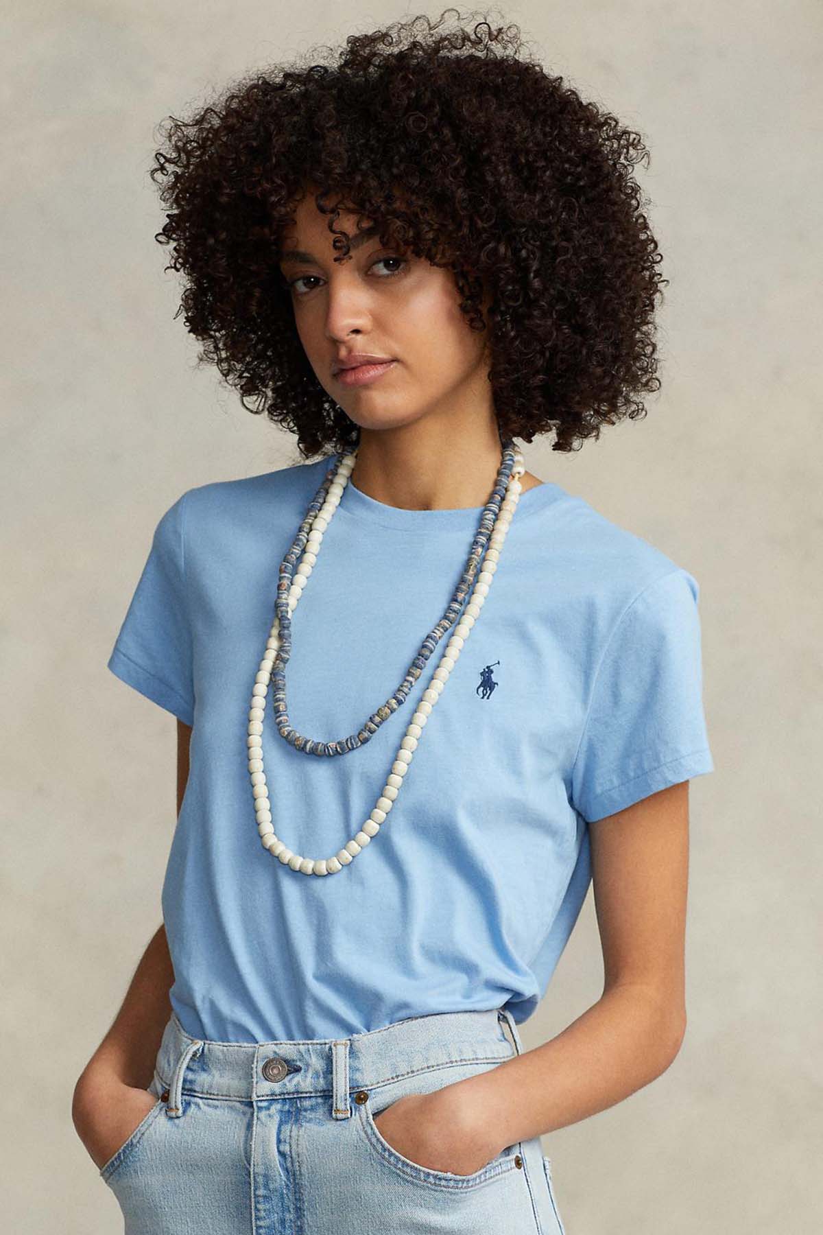 Polo Ralph Lauren Custom Fit Yuvarlak Yaka T-shirt-Libas Trendy Fashion Store