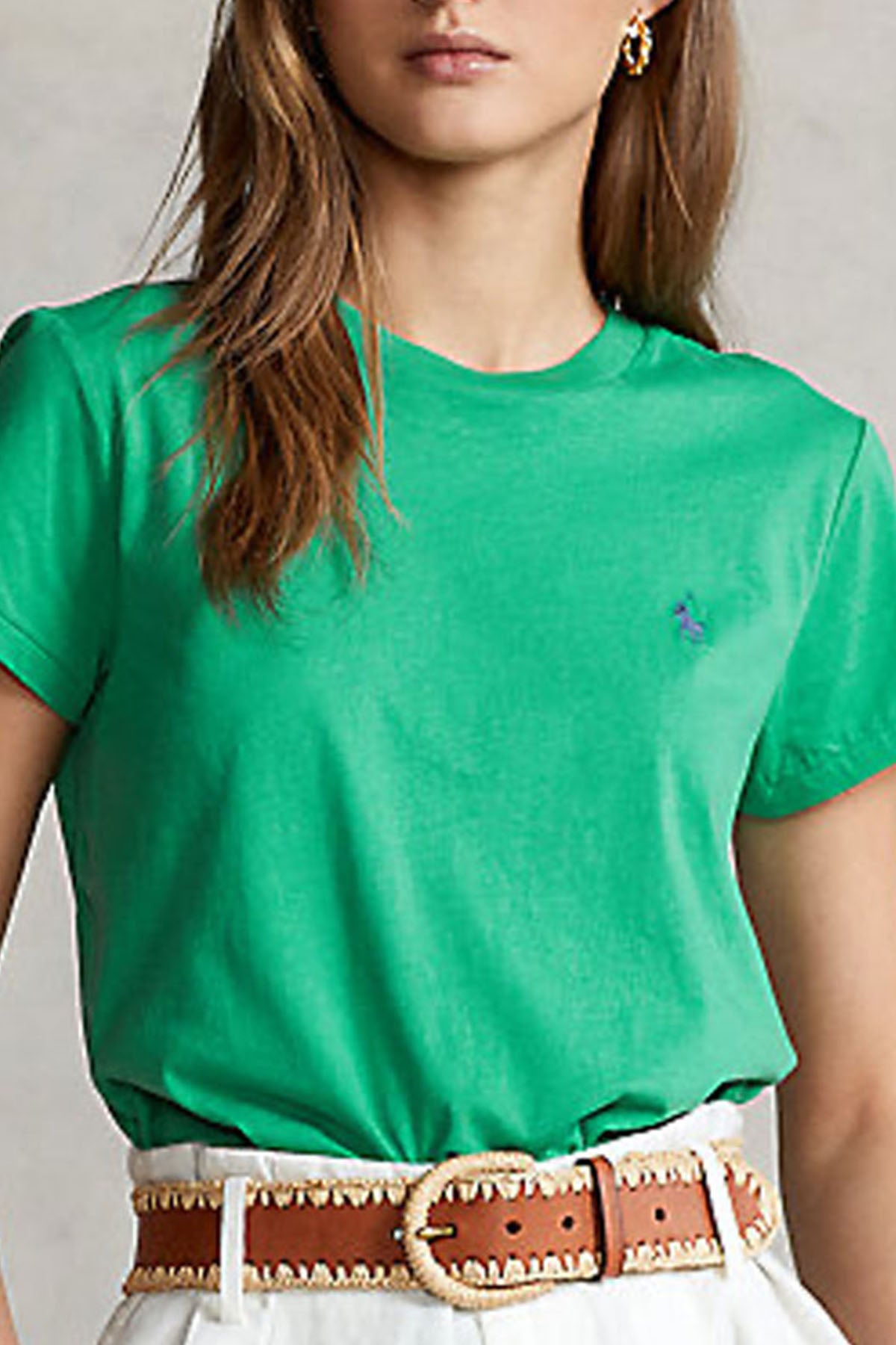 Polo Ralph Lauren Custom Fit Yuvarlak Yaka T-shirt-Libas Trendy Fashion Store