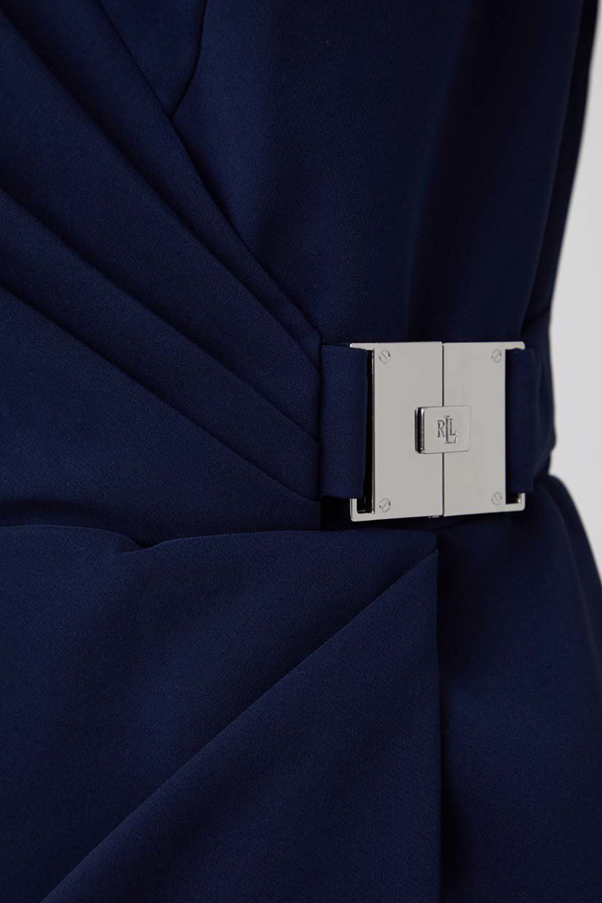 Polo Ralph Lauren V Yaka Kruvaze Diz Üstü Abiye Elbise-Libas Trendy Fashion Store