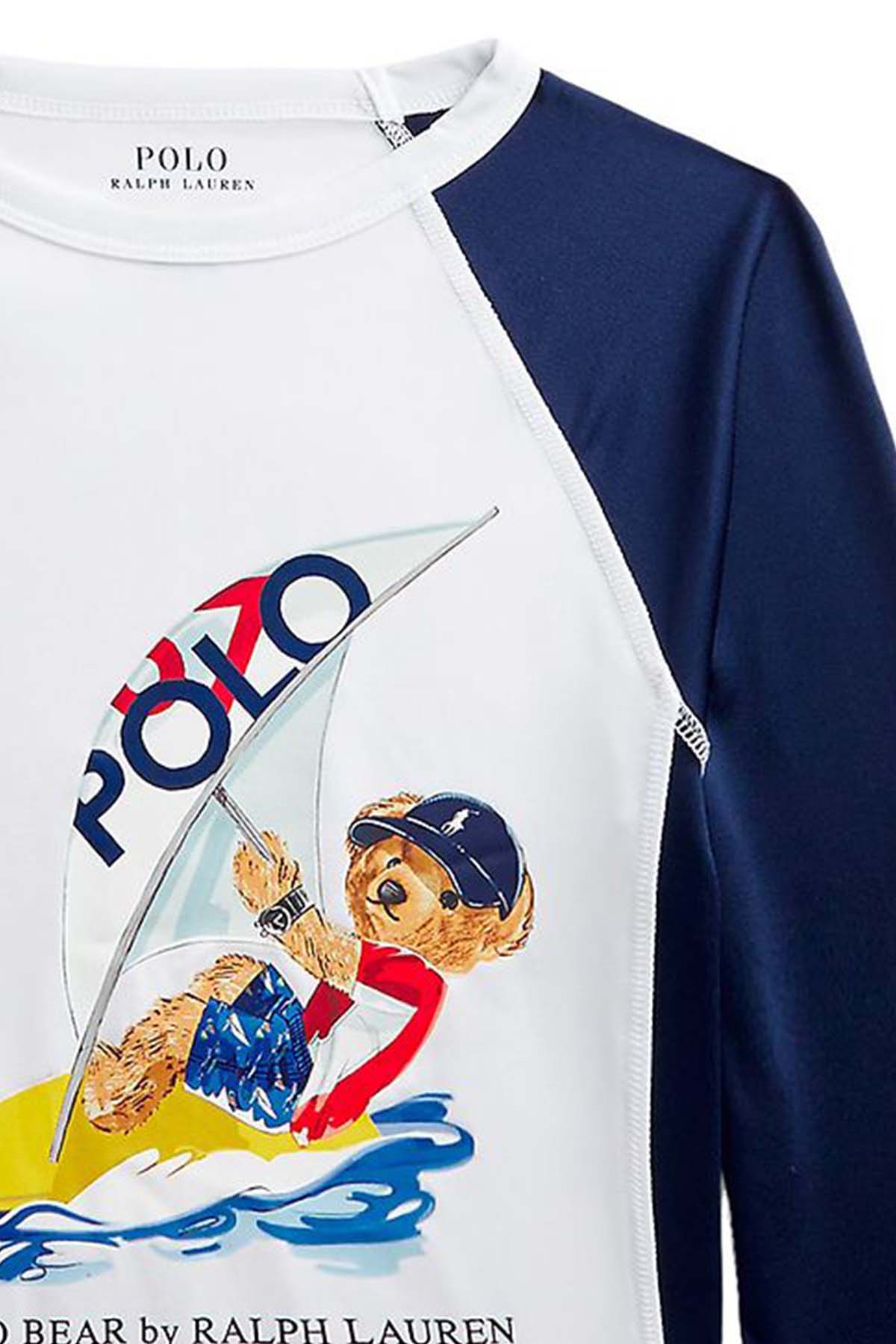 Polo Ralph Lauren Kids 5-6 Yaş Erkek Çocuk Polo Bear Likra T-shirt-Libas Trendy Fashion Store