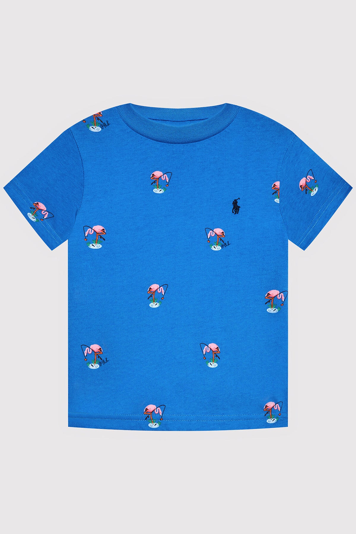 Polo Ralph Lauren Kids 2-4 Yaş Erkek Çocuk Flamingo Desenli T-shirt-Libas Trendy Fashion Store