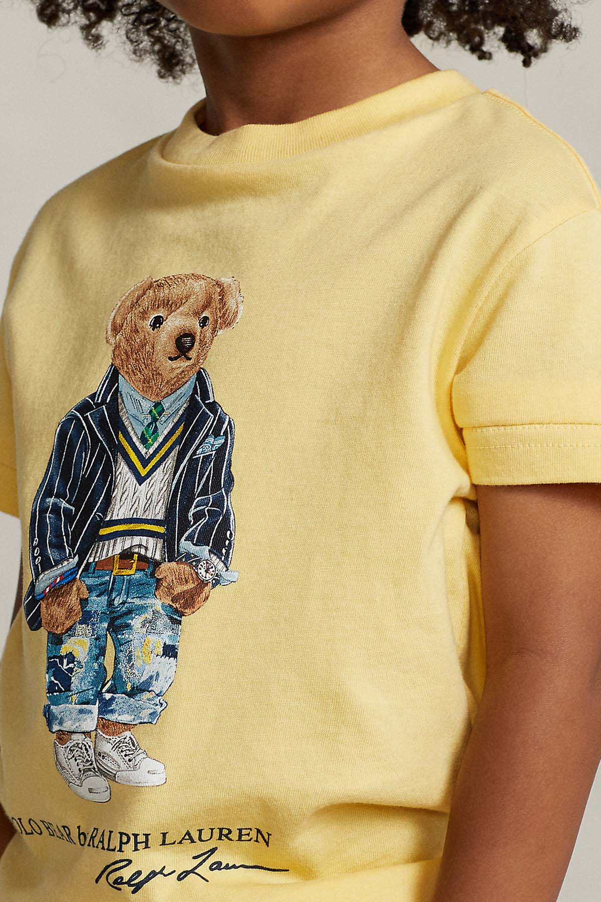 Polo Ralph Lauren Kids 5-6 Yaş Erkek Çocuk Polo Bear T-shirt-Libas Trendy Fashion Store