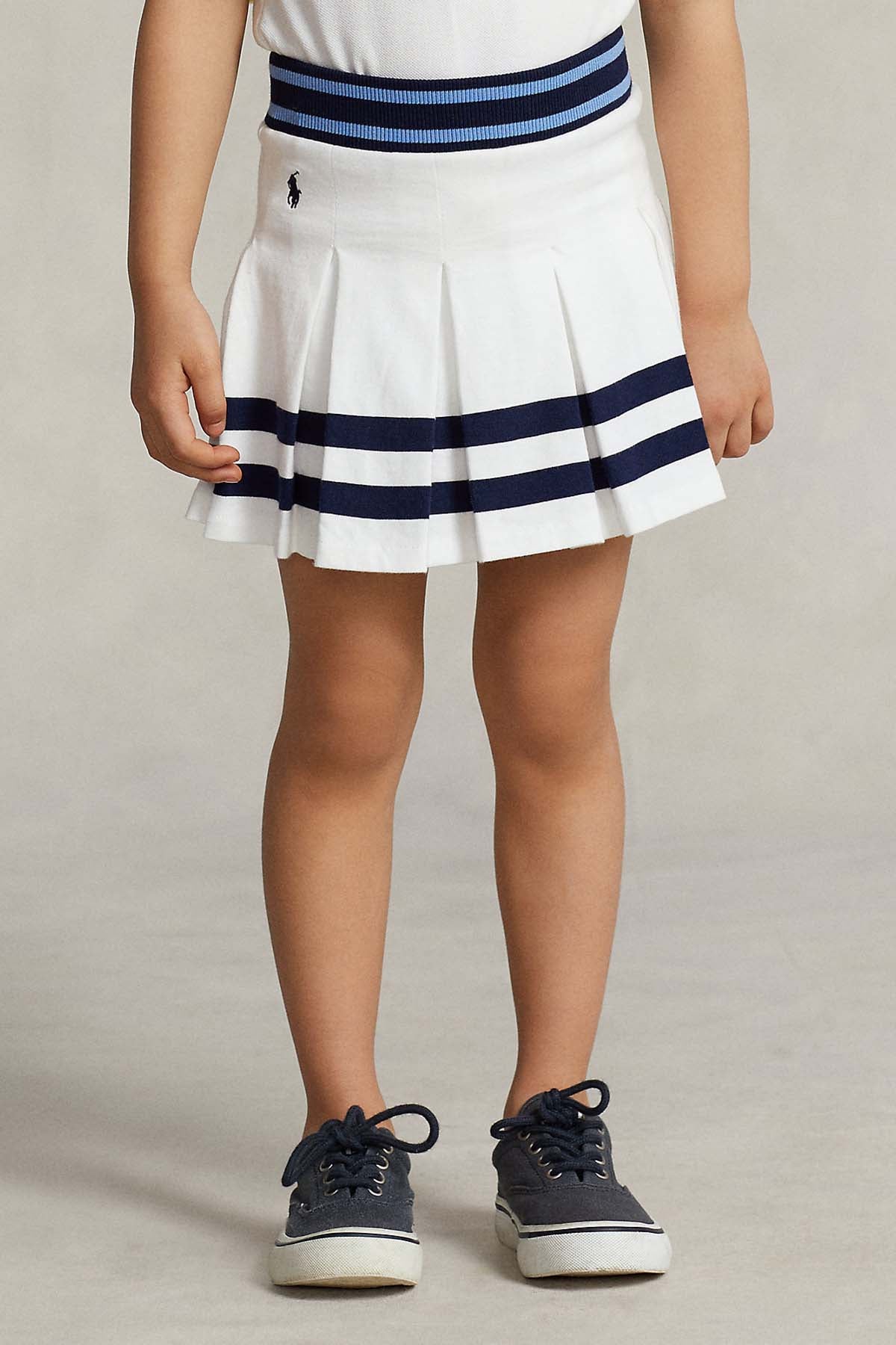 Polo Ralph Lauren Kids 5-6 Yaş Kız Çocuk Beli Lastikli Şort Etek-Libas Trendy Fashion Store