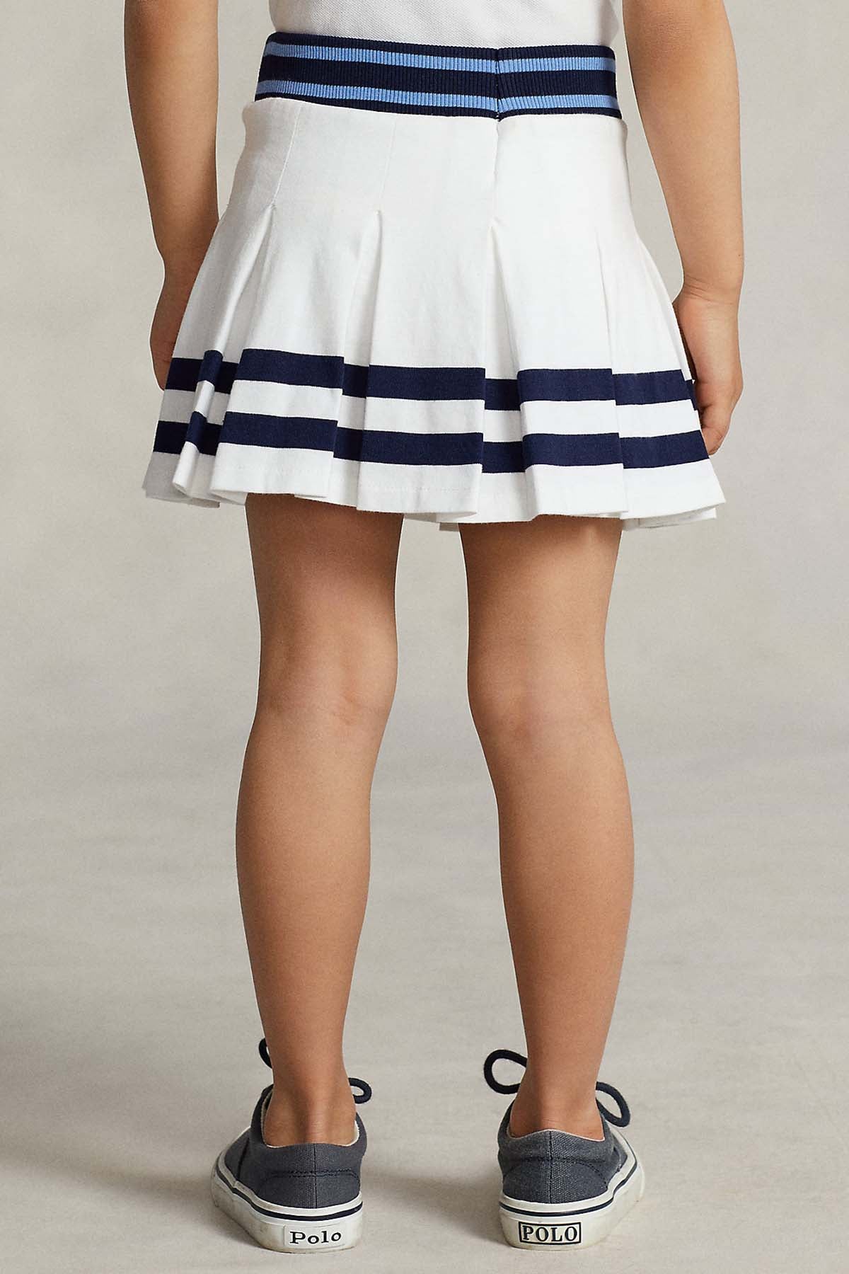 Polo Ralph Lauren Kids 5-6 Yaş Kız Çocuk Beli Lastikli Şort Etek-Libas Trendy Fashion Store