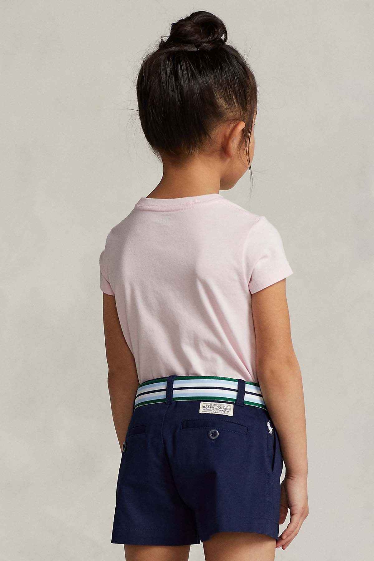 Polo Ralph Lauren Kids 2-4 Yaş Kız Çocuk Polo Bear T-shirt-Libas Trendy Fashion Store