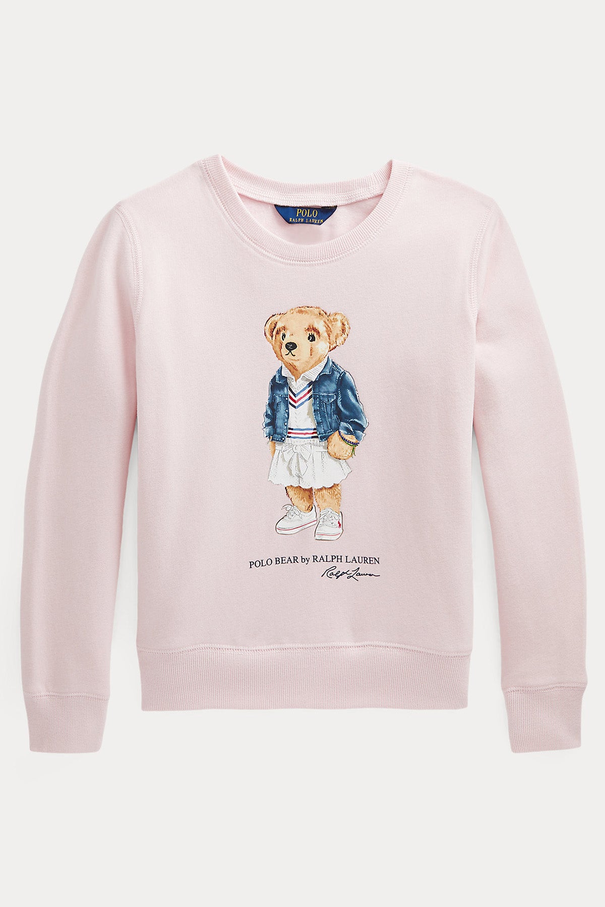 Polo Ralph Lauren Kids 5-6 Yaş Kız Çocuk Polo Bear Sweatshirt-Libas Trendy Fashion Store