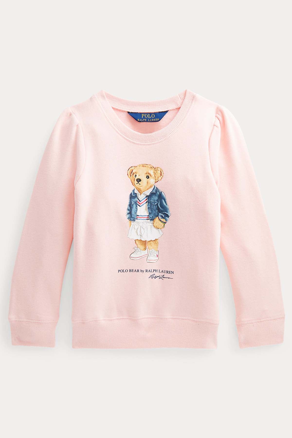 Polo Ralph Lauren Kids 2-4 Yaş Kız Çocuk Polo Bear Sweatshirt-Libas Trendy Fashion Store