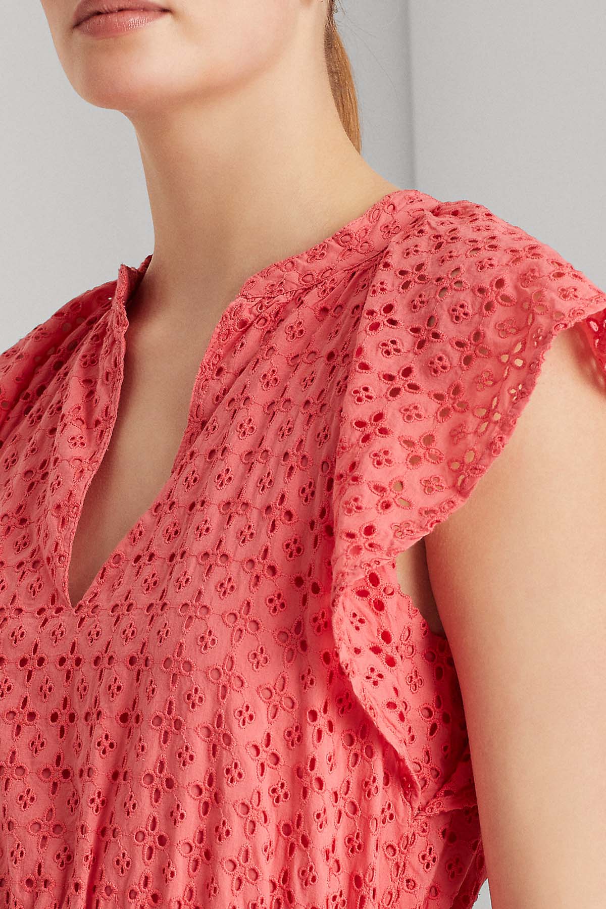 Polo Ralph Lauren Fistolu Belden Kuşaklı Midi Elbise-Libas Trendy Fashion Store