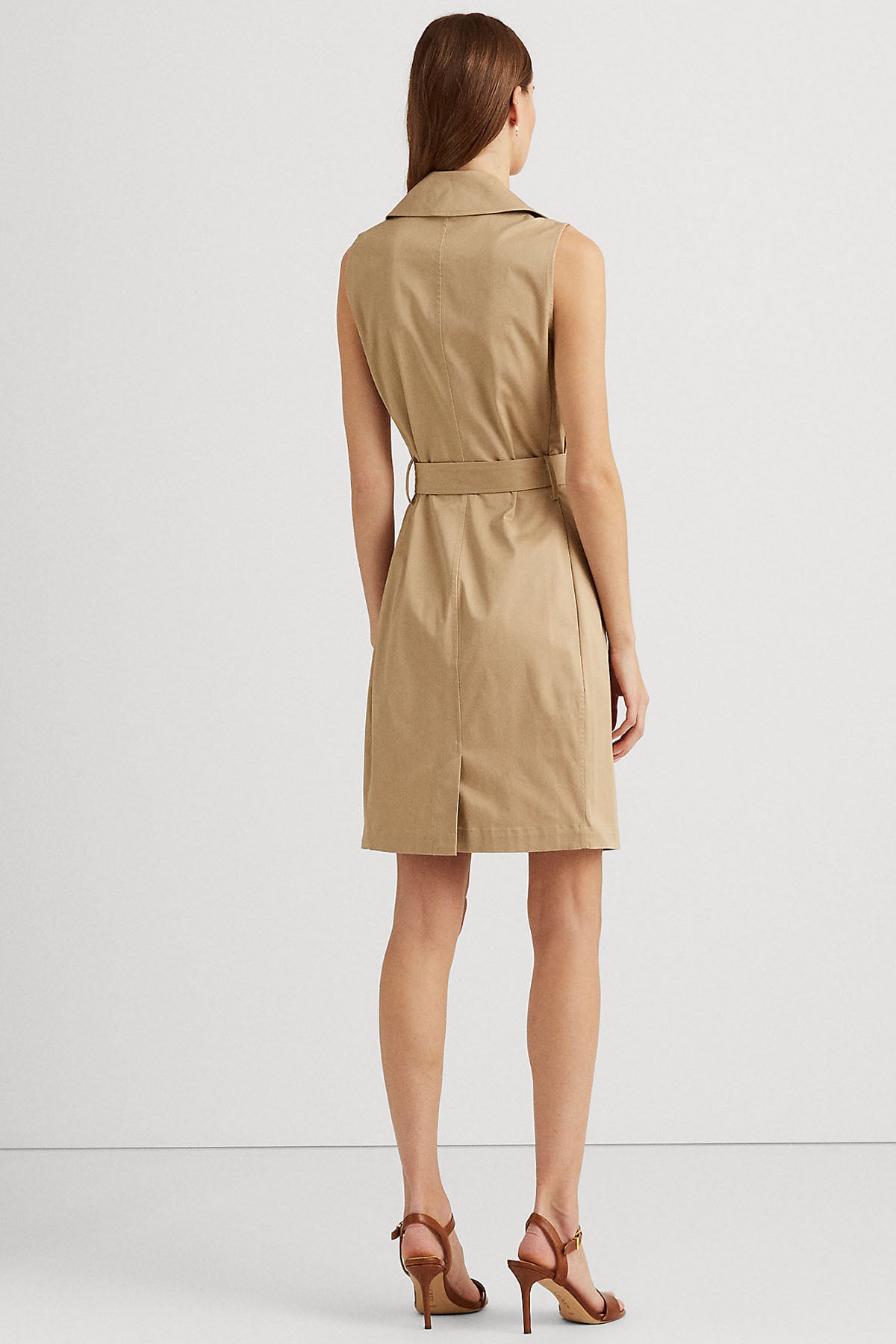 Polo Ralph Lauren Kemerli Kruvaze Kolsuz Elbise-Libas Trendy Fashion Store