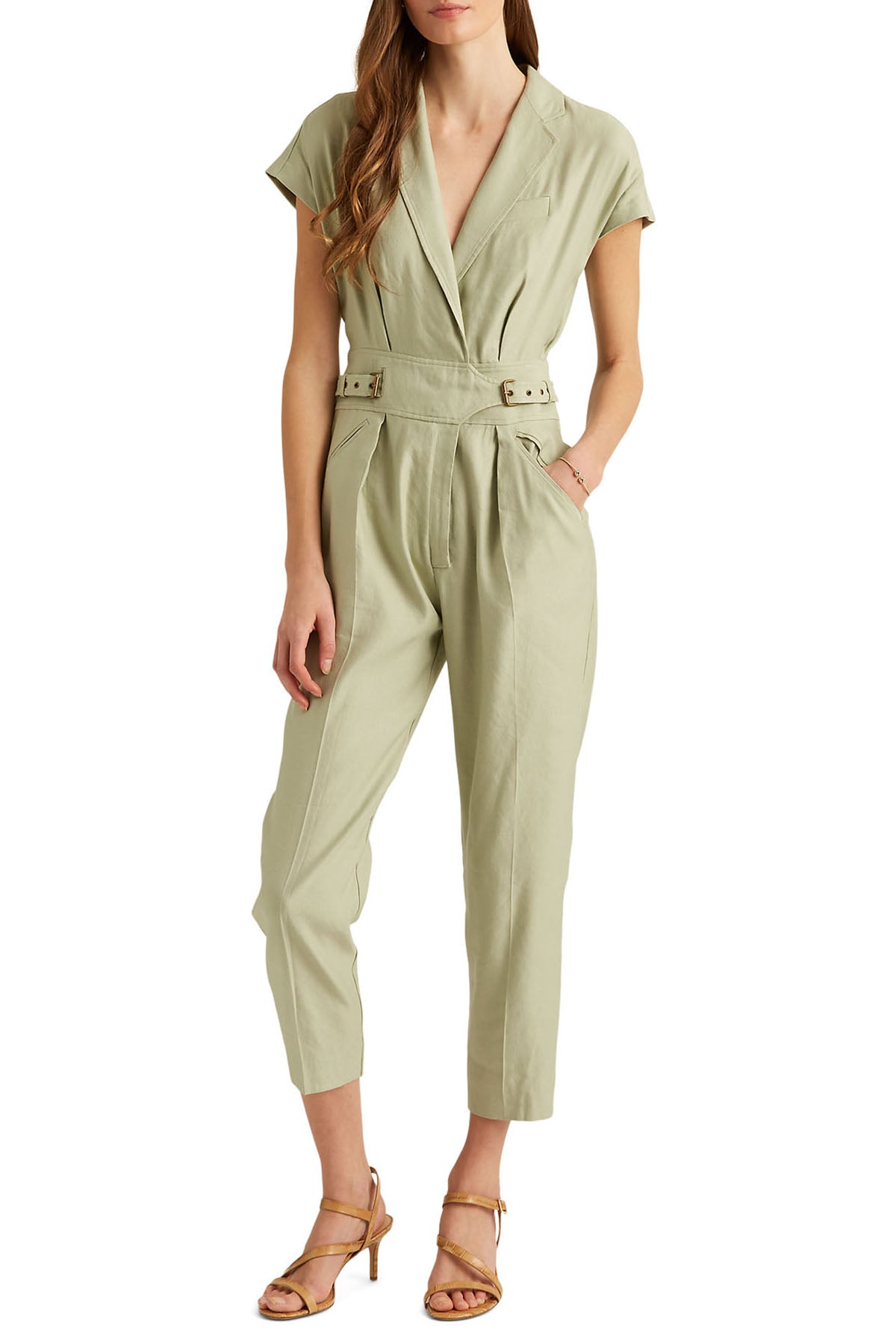 Polo Ralph Lauren V Yaka Keten Tulum-Libas Trendy Fashion Store