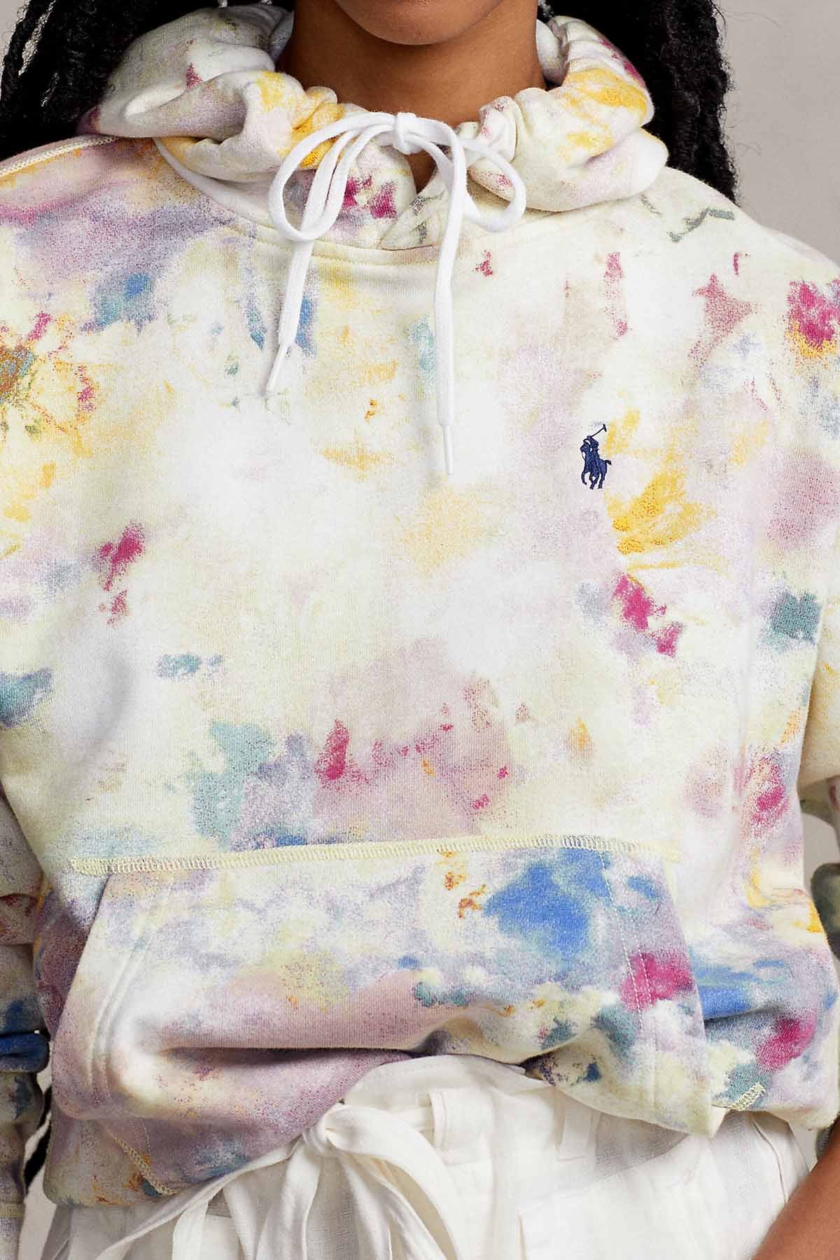 Polo Ralph Lauren Renkli Kapüşonlu Batik Sweatshirt-Libas Trendy Fashion Store