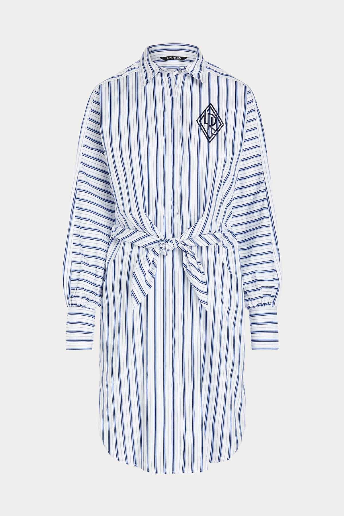 Polo Ralph Lauren Dizüstü Çizgili Gömlek Elbise-Libas Trendy Fashion Store