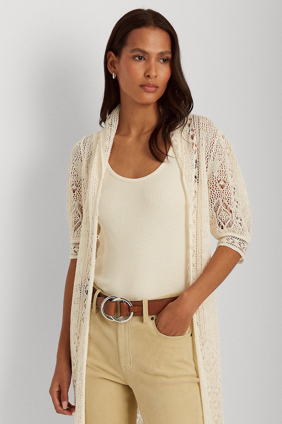 Polo Ralph Lauren Keten Örgü Triko Ceket-Libas Trendy Fashion Store