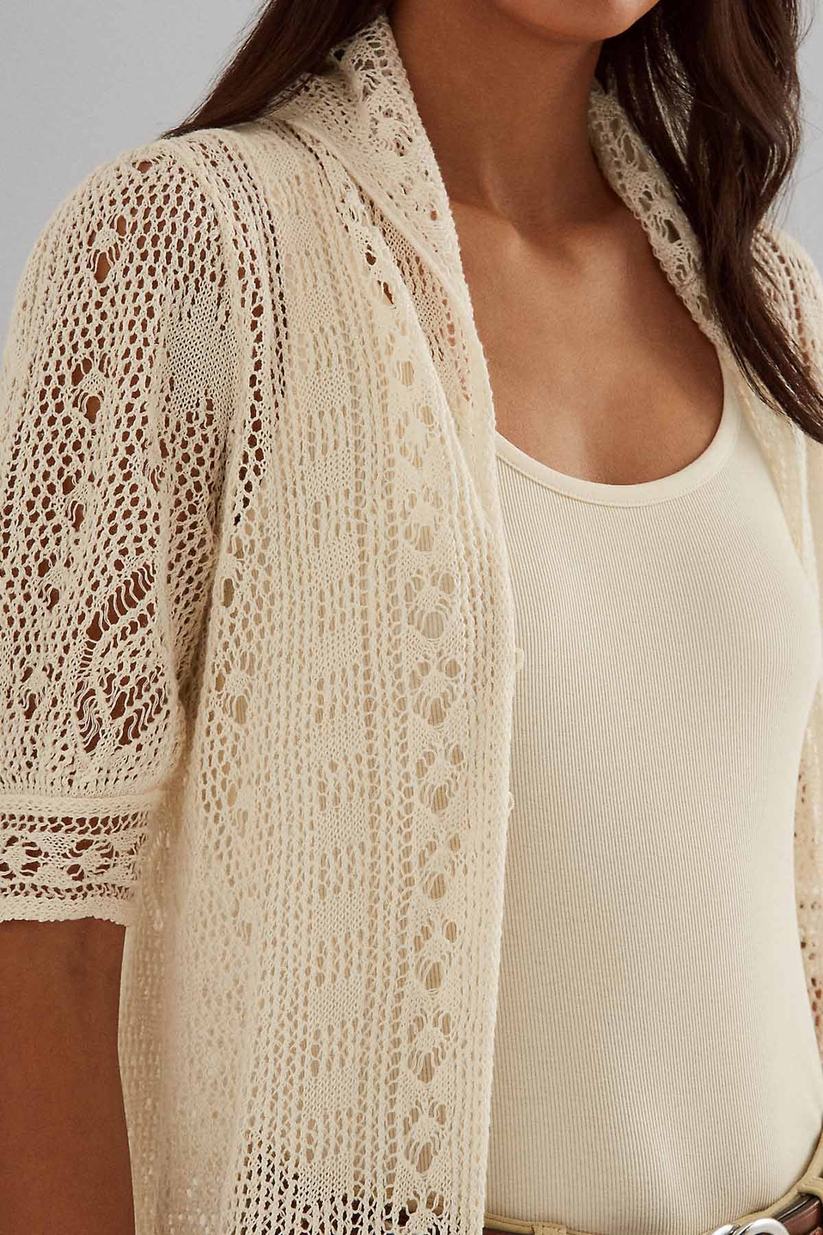 Polo Ralph Lauren Keten Örgü Triko Ceket-Libas Trendy Fashion Store