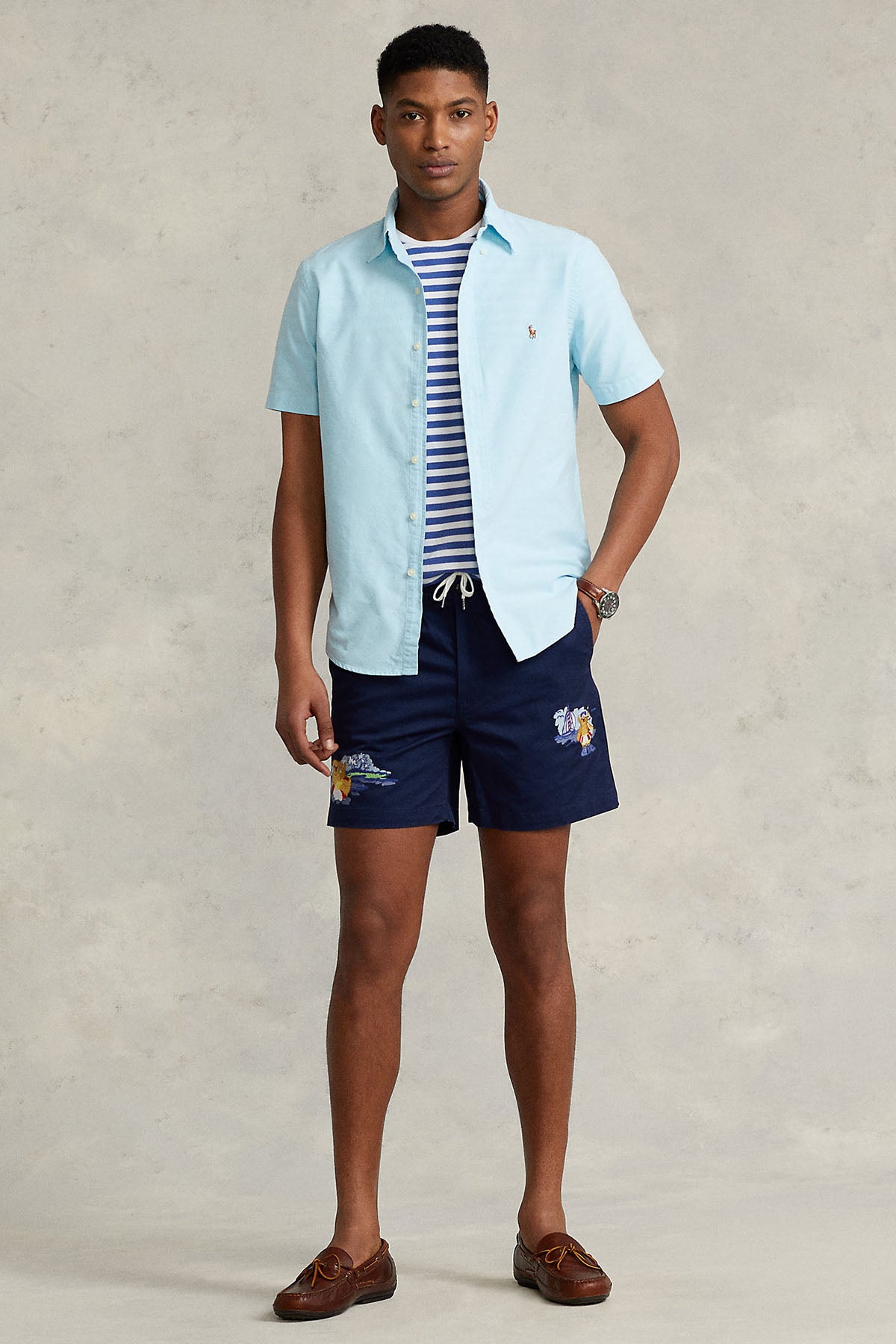 Polo Ralph Lauren Stretch Classic Fit Polo Bear Şort-Libas Trendy Fashion Store