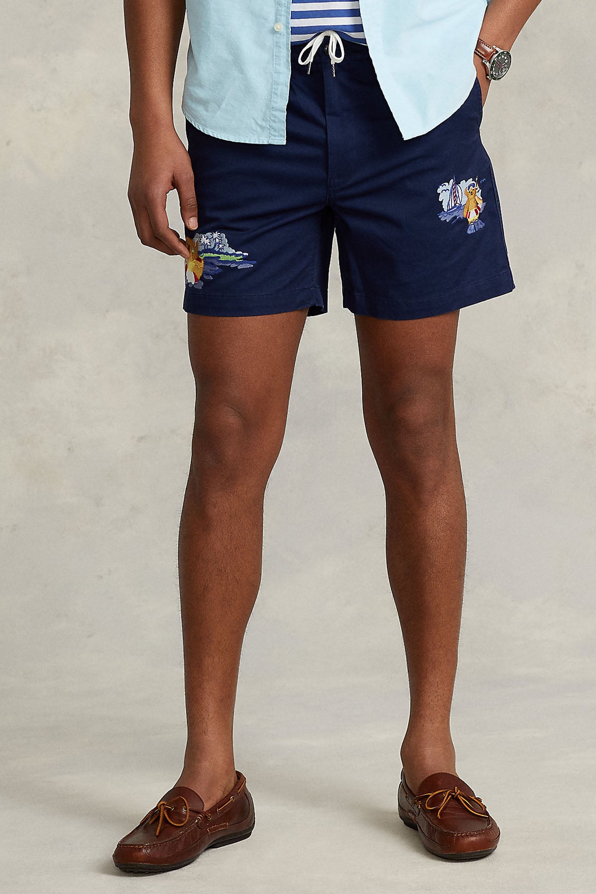 Polo Ralph Lauren Stretch Classic Fit Polo Bear Şort-Libas Trendy Fashion Store