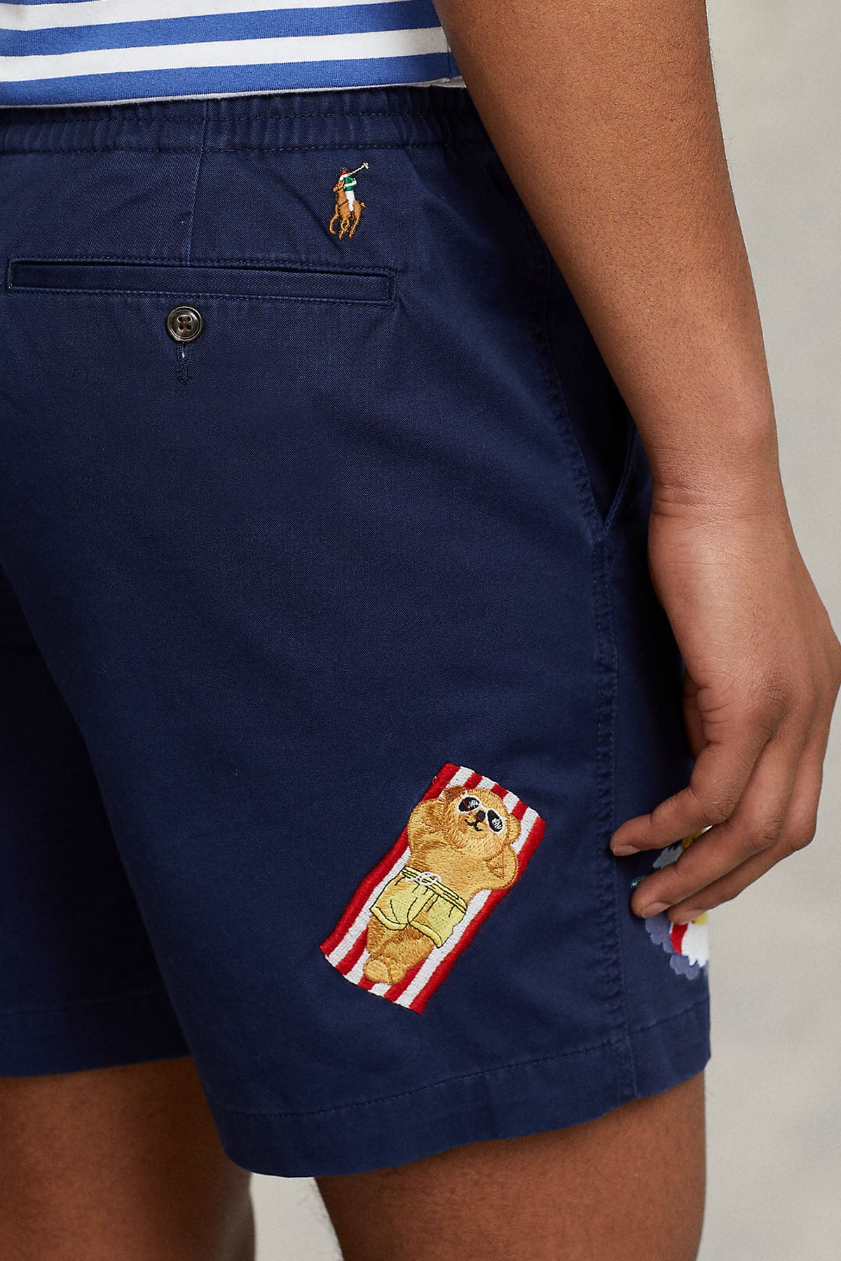 Polo Ralph Lauren Stretch Classic Fit Polo Bear Şort-Libas Trendy Fashion Store