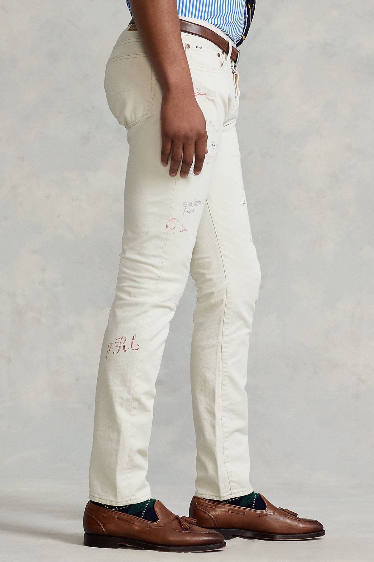 Polo Ralph Lauren Slim Fit Yelken Temalı Jeans-Libas Trendy Fashion Store