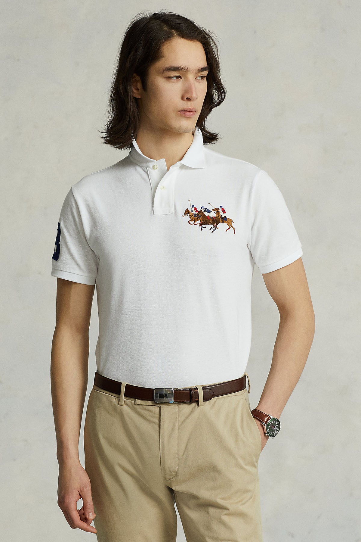 Polo Ralph Lauren Custom Slim Fit Polo Yaka T-shirt-Libas Trendy Fashion Store