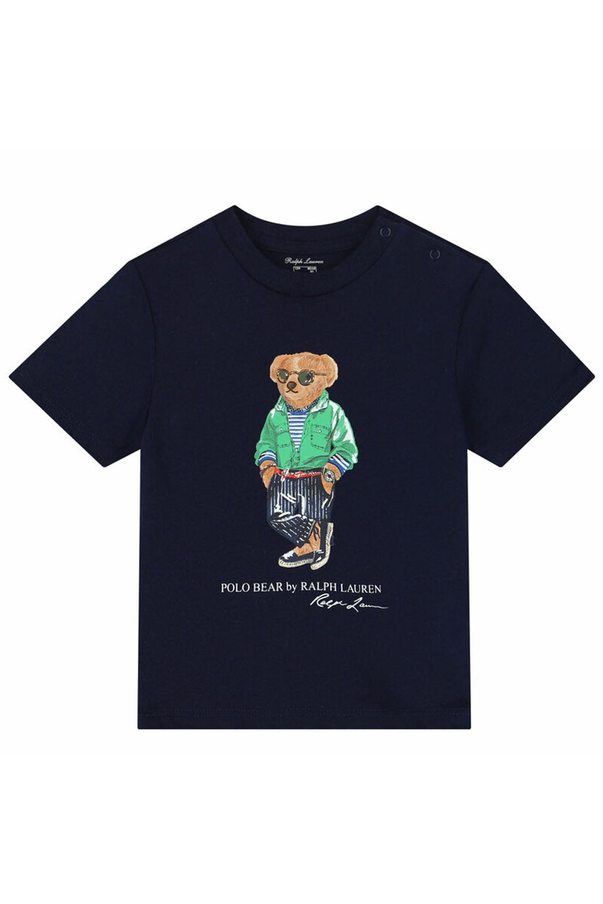 Polo Ralph Lauren Kids 12-18 Aylık Erkek Bebek Polo Bear T-shirt-Libas Trendy Fashion Store