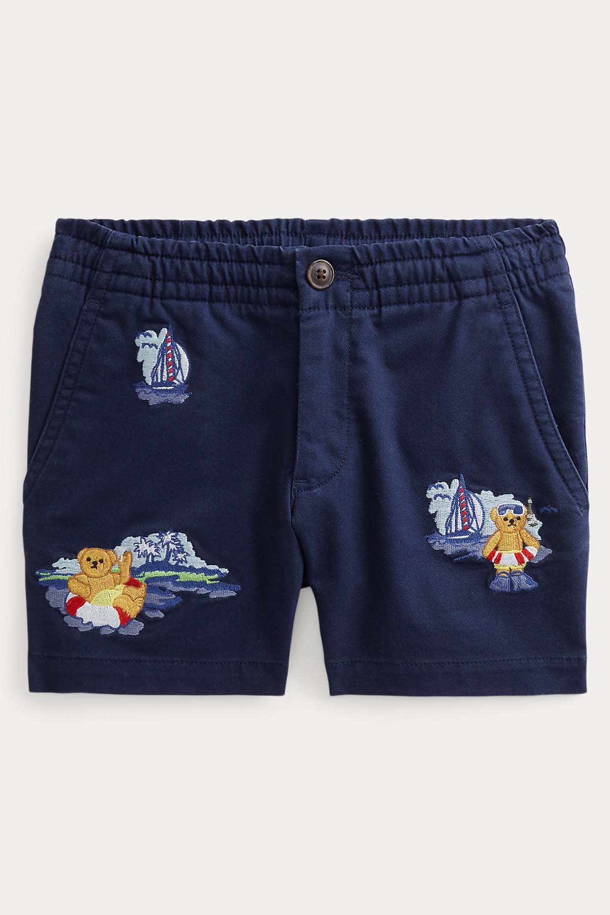 Polo Ralph Lauren Kids 3-4 Yaş Erkek Çocuk Beli Lastikli Polo Bear Şort-Libas Trendy Fashion Store