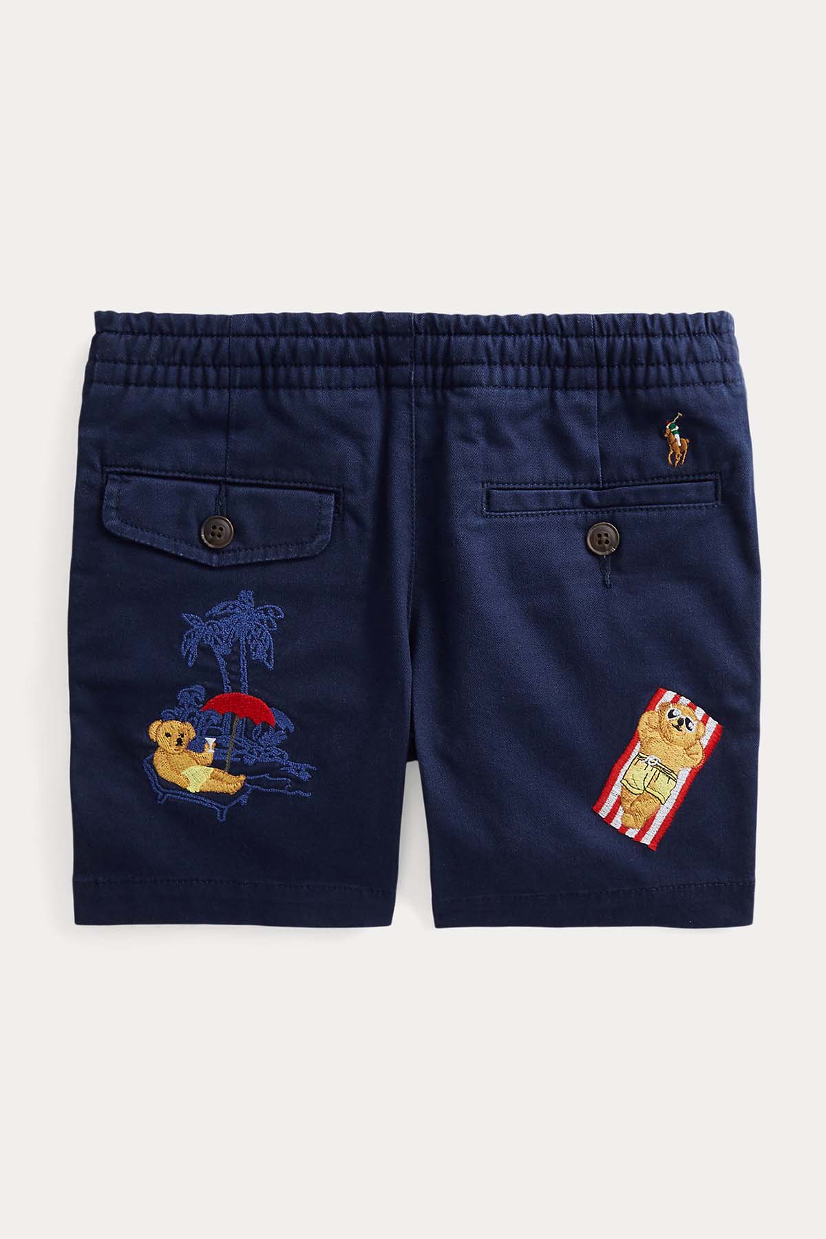 Polo Ralph Lauren Kids 5-7 Yaş Erkek Çocuk Beli Lastikli Polo Bear Şort-Libas Trendy Fashion Store