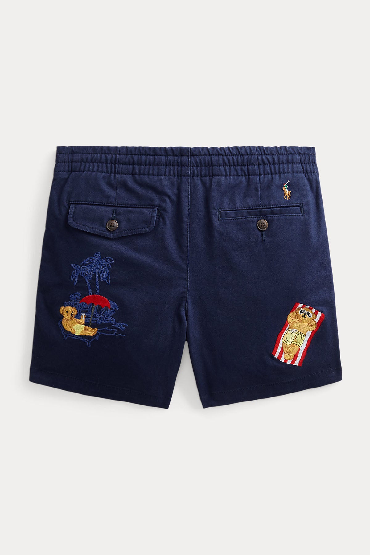 Polo Ralph Lauren Kids 8-10 Yaş Erkek Çocuk Beli Lastikli Polo Bear Şort-Libas Trendy Fashion Store