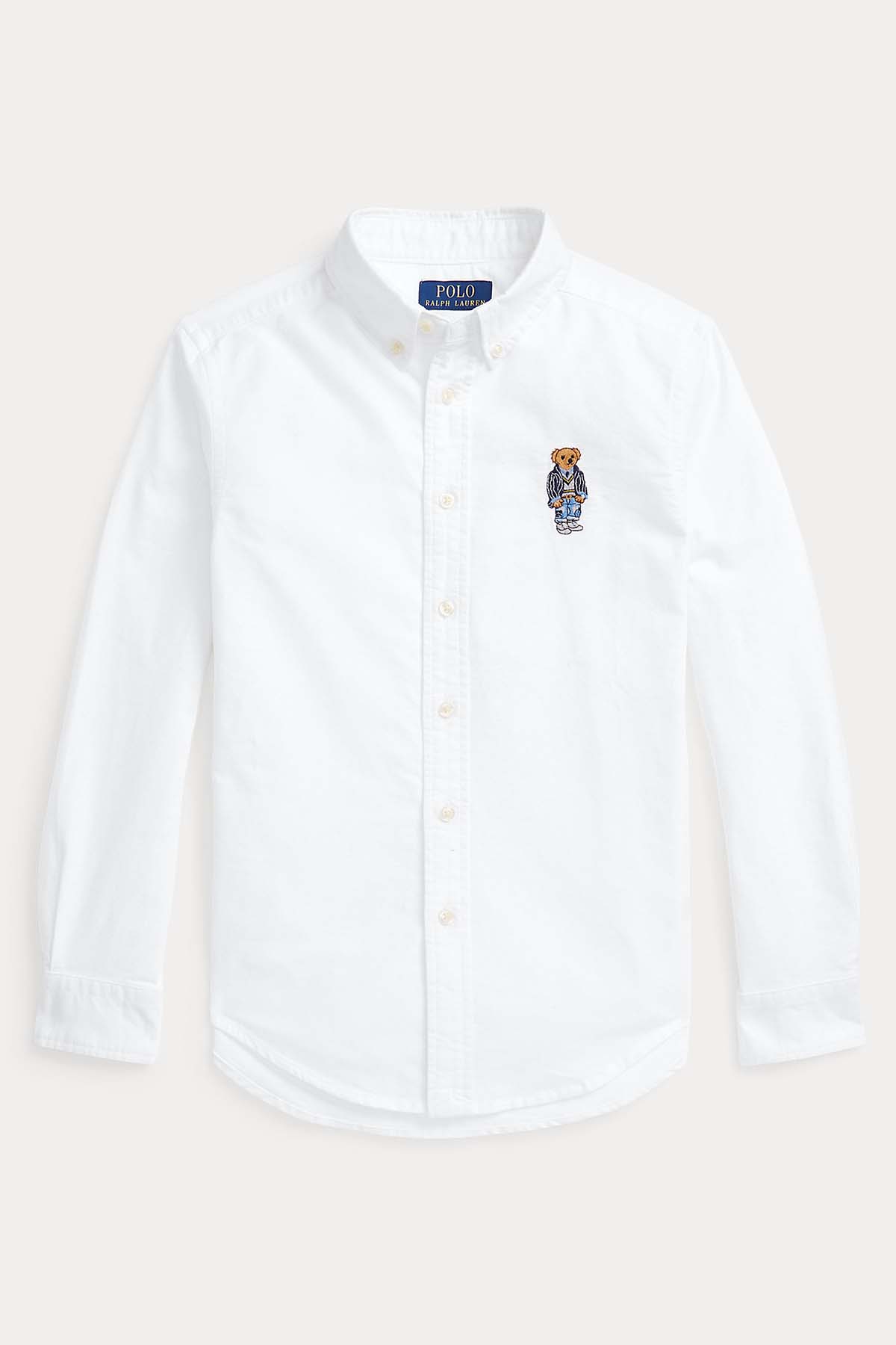 Polo Ralph Lauren Kids S-M Beden Erkek Çocuk Polo Bear Gömlek-Libas Trendy Fashion Store