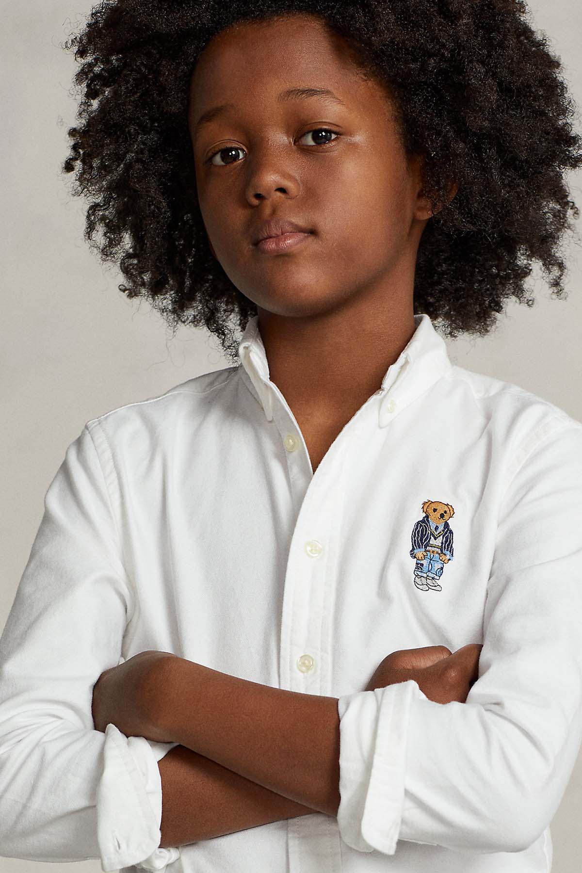 Polo Ralph Lauren Kids S-M Beden Erkek Çocuk Polo Bear Gömlek-Libas Trendy Fashion Store