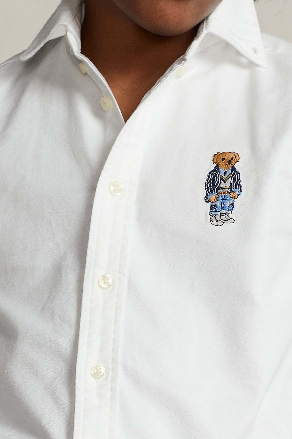 Polo Ralph Lauren Kids S-M Beden Erkek Çocuk Polo Bear Gömlek-Libas Trendy Fashion Store