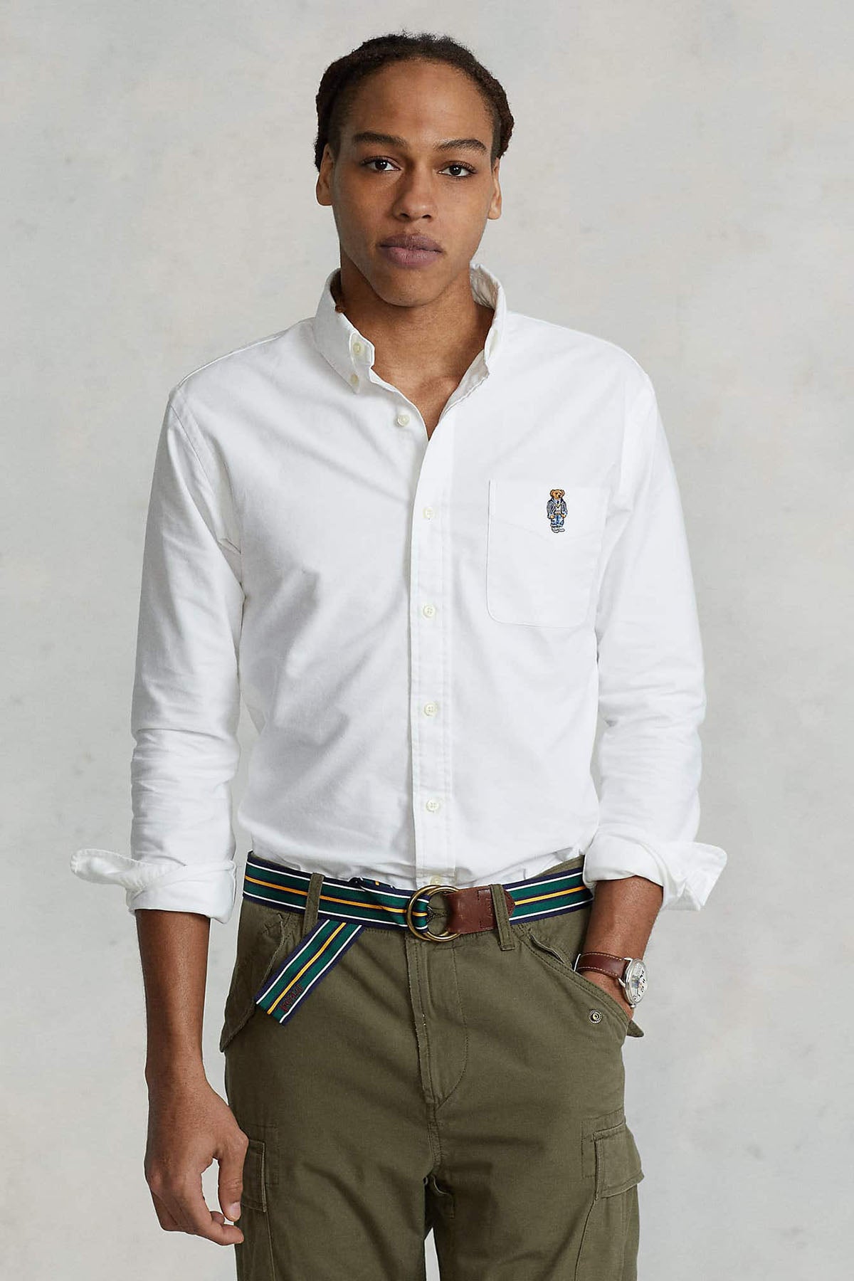 Polo Ralph Lauren Custom Fit Polo Bear Oxford Gömlek-Libas Trendy Fashion Store