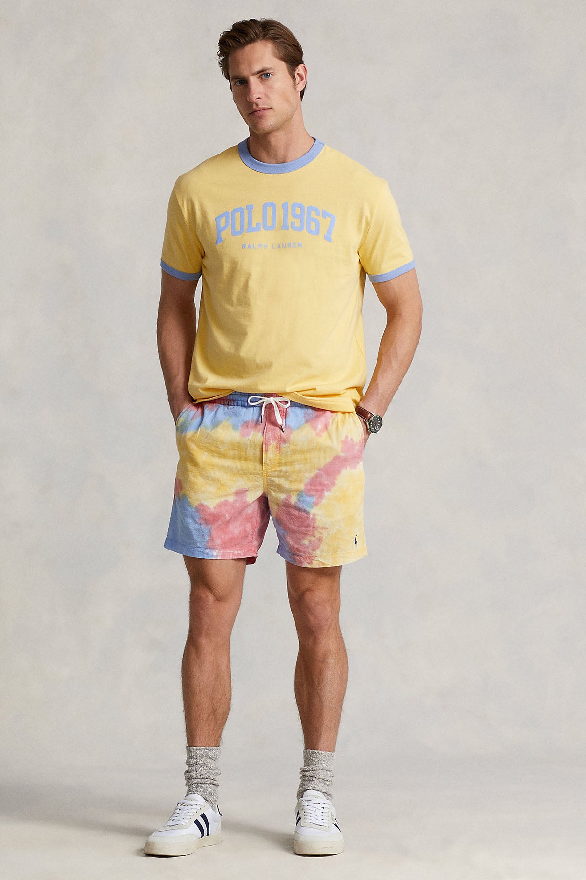 Polo Ralph Lauren Beli Lastikli Batik Şort-Libas Trendy Fashion Store