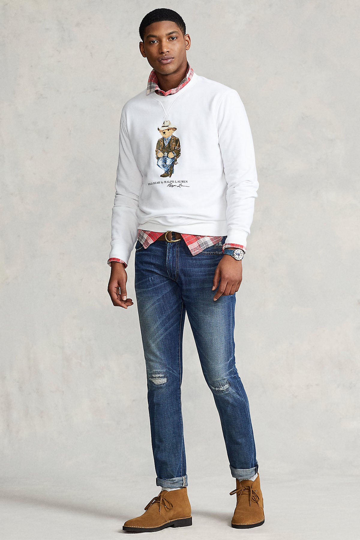 Polo Ralph Lauren Yuvarlak Yaka Polo Bear Sweatshirt-Libas Trendy Fashion Store