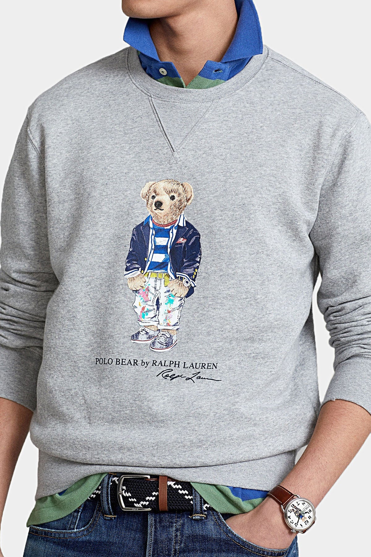 Polo Ralph Lauren Yuvarlak Yaka Polo Bear Sweatshirt-Libas Trendy Fashion Store