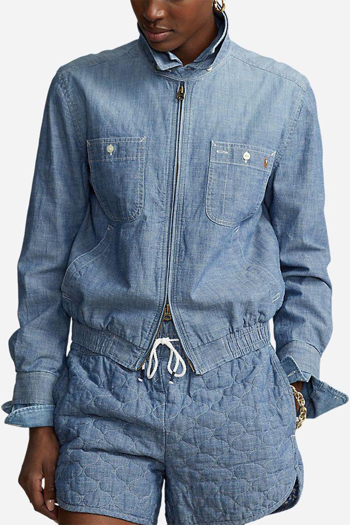 Polo Ralph Lauren Fermuarlı Cep Detaylı Şamre Ceket-Libas Trendy Fashion Store