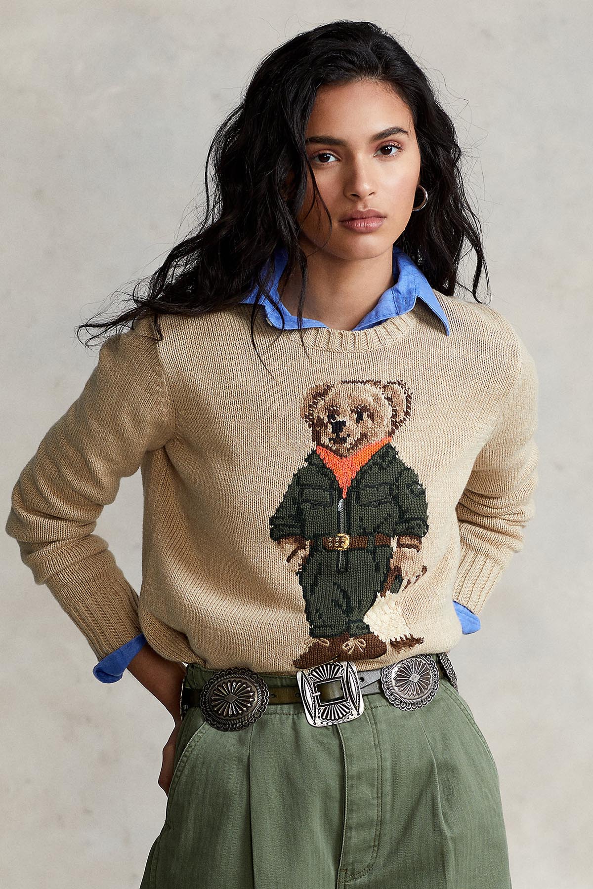 Polo Ralph Lauren Yuvarlak Yaka Polo Bear Triko-Libas Trendy Fashion Store