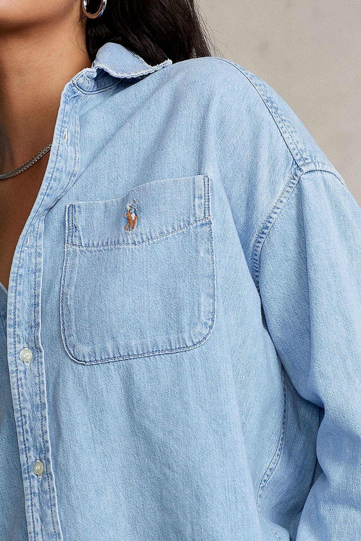 Polo Ralph Lauren Geniş Kesim Oversize Gömlek-Libas Trendy Fashion Store