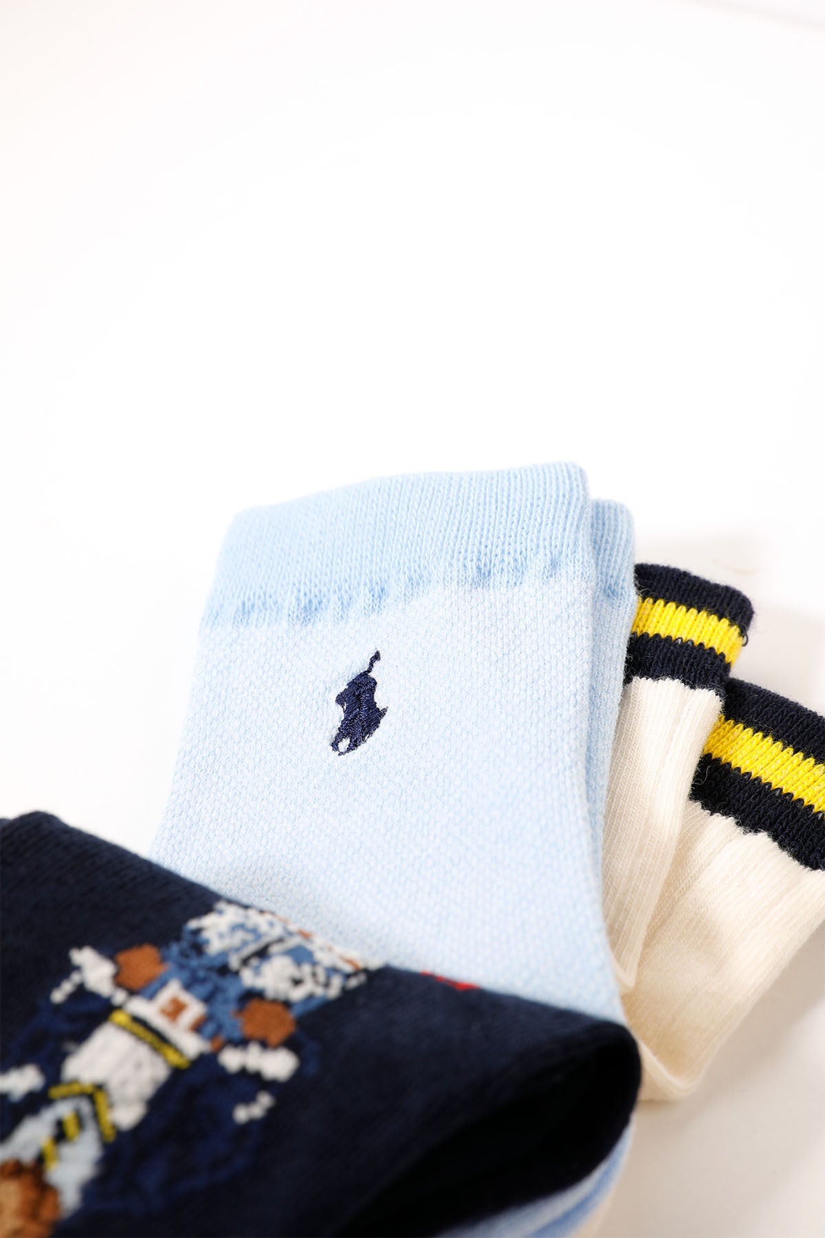 Polo Ralph Lauren Kids 2-4 Yaş Polo Bear Unisex Çocuk Çorap-Libas Trendy Fashion Store