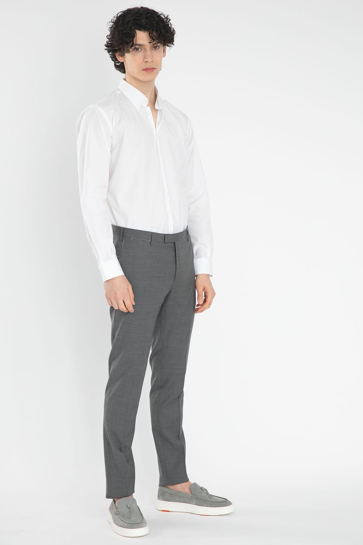 Pantaloni Torino Skinny Fit Yandan Cepli Streç Yün Pantolon-Libas Trendy Fashion Store