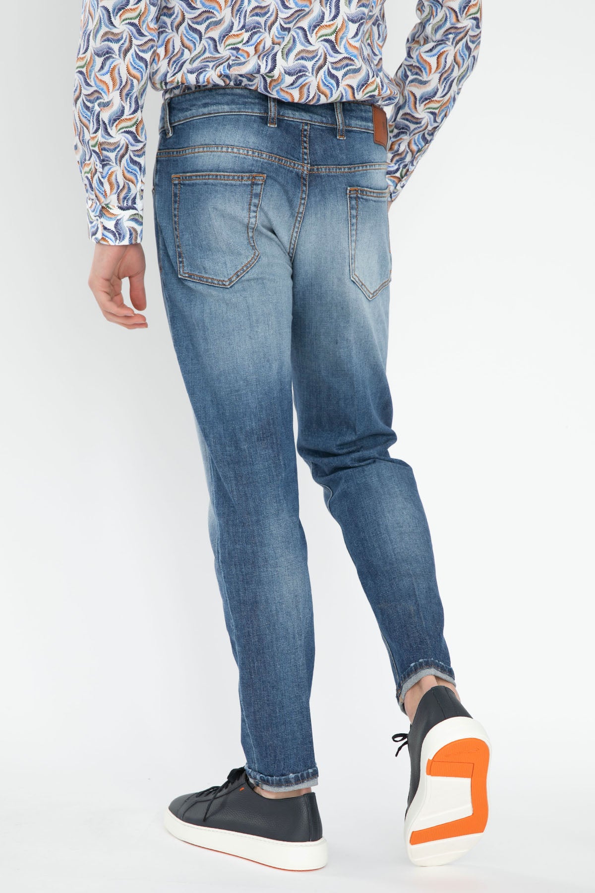 Pantaloni Torino Reggae Fit Yıkamalı Streç Jeans-Libas Trendy Fashion Store