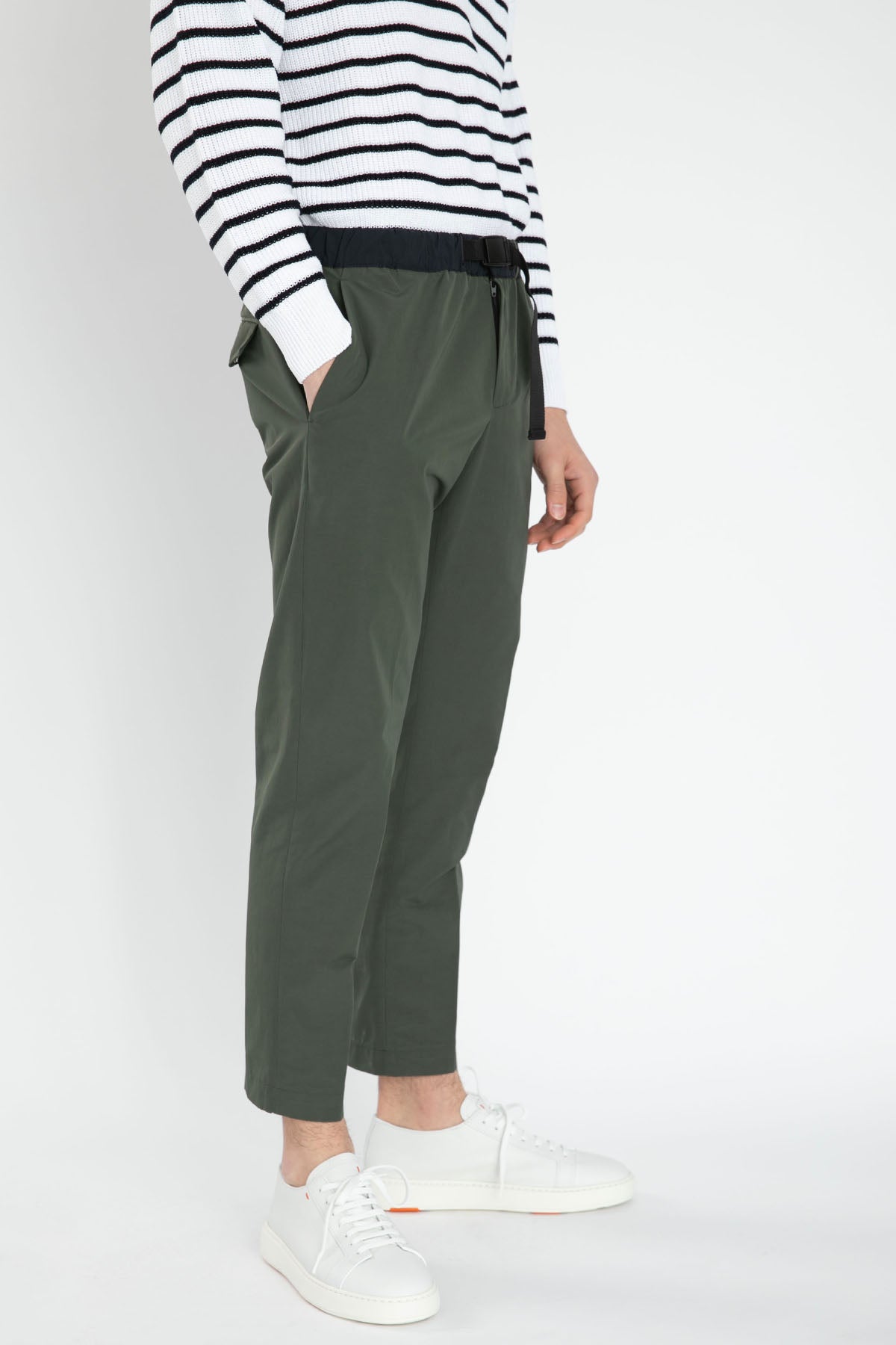 Pantaloni Torino Zeta Beli Lastikli Pantolon-Libas Trendy Fashion Store