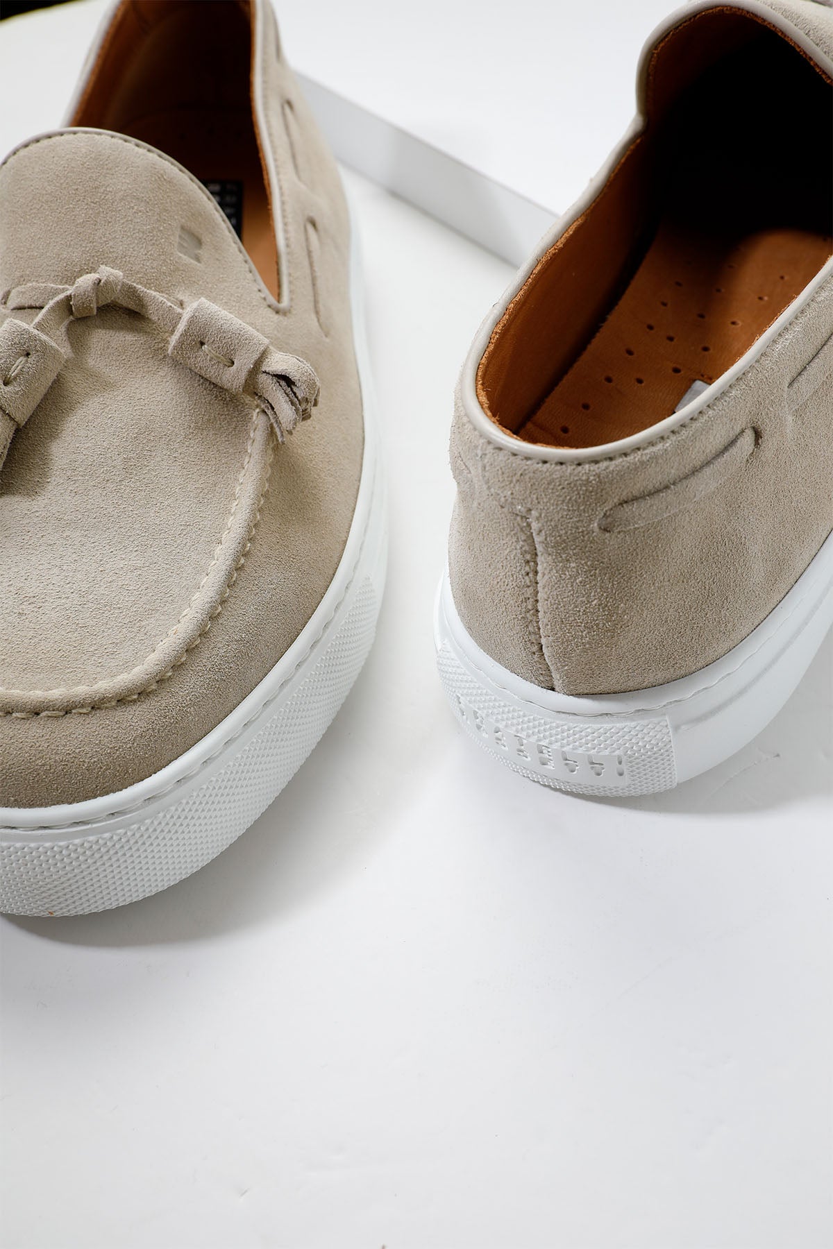 Fratelli Rossetti Püsküllü Süet Loafer Ayakkabı-Libas Trendy Fashion Store