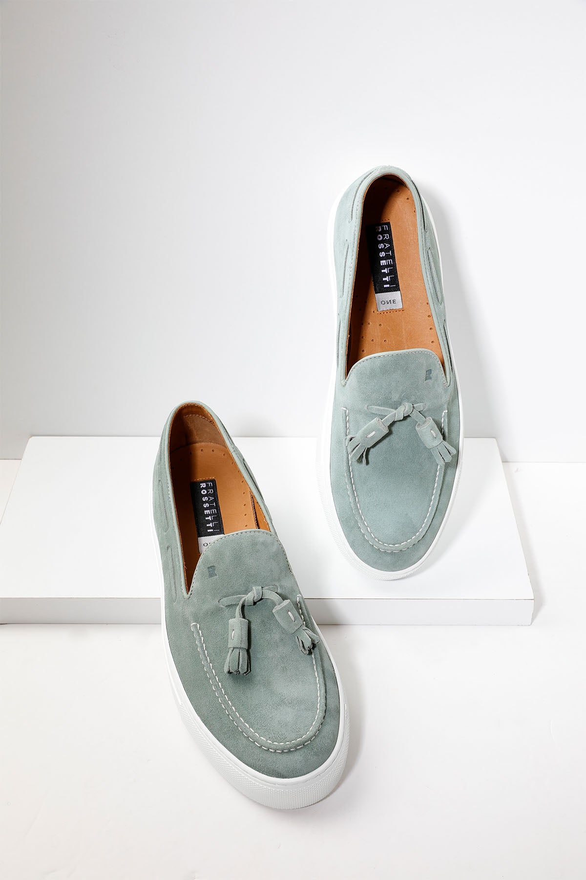 Fratelli Rossetti Püsküllü Süet Loafer Ayakkabı-Libas Trendy Fashion Store