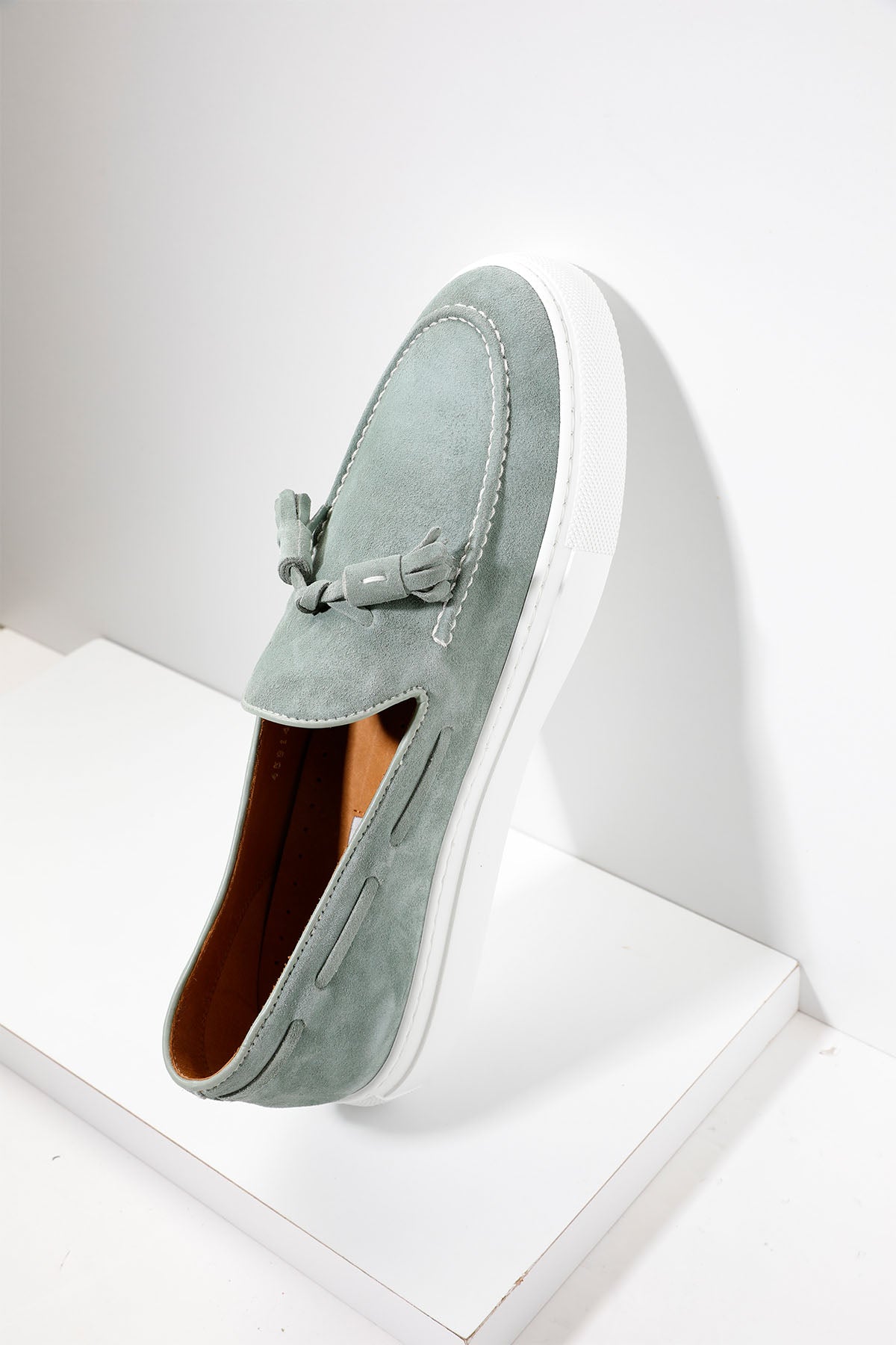 Fratelli Rossetti Püsküllü Süet Loafer Ayakkabı-Libas Trendy Fashion Store