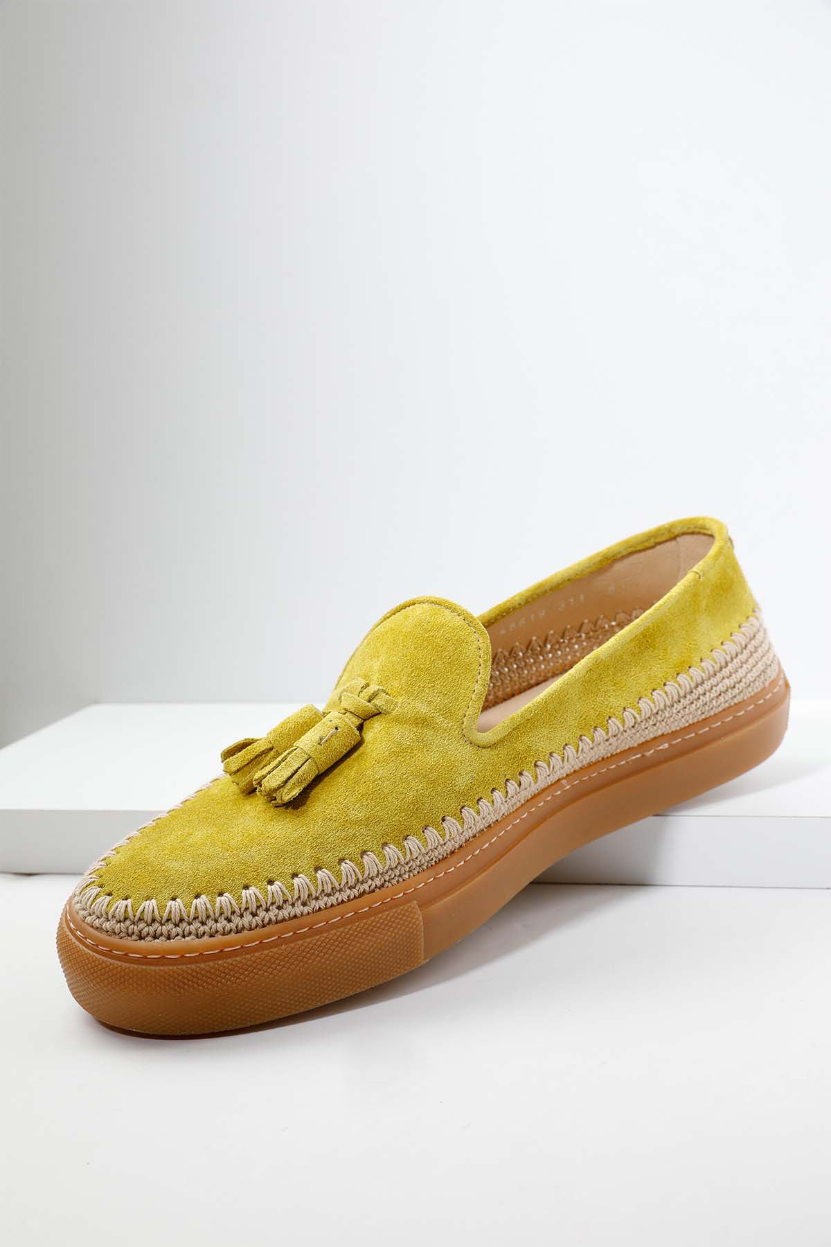 Fratelli Rossetti Brera Püsküllü Süet Loafer Ayakkabı-Libas Trendy Fashion Store