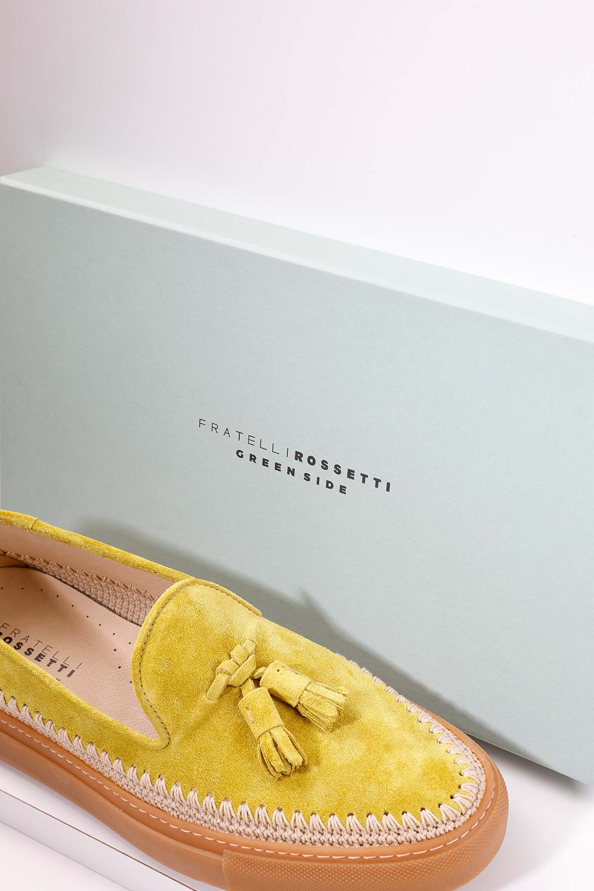 Fratelli Rossetti Brera Püsküllü Süet Loafer Ayakkabı-Libas Trendy Fashion Store